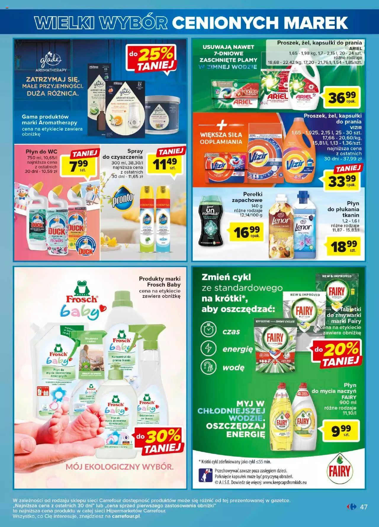Carrefour Wielki wybór cenionych marek Gazetka ważna od 30.05.2023 do 10.06.2023 strona 47