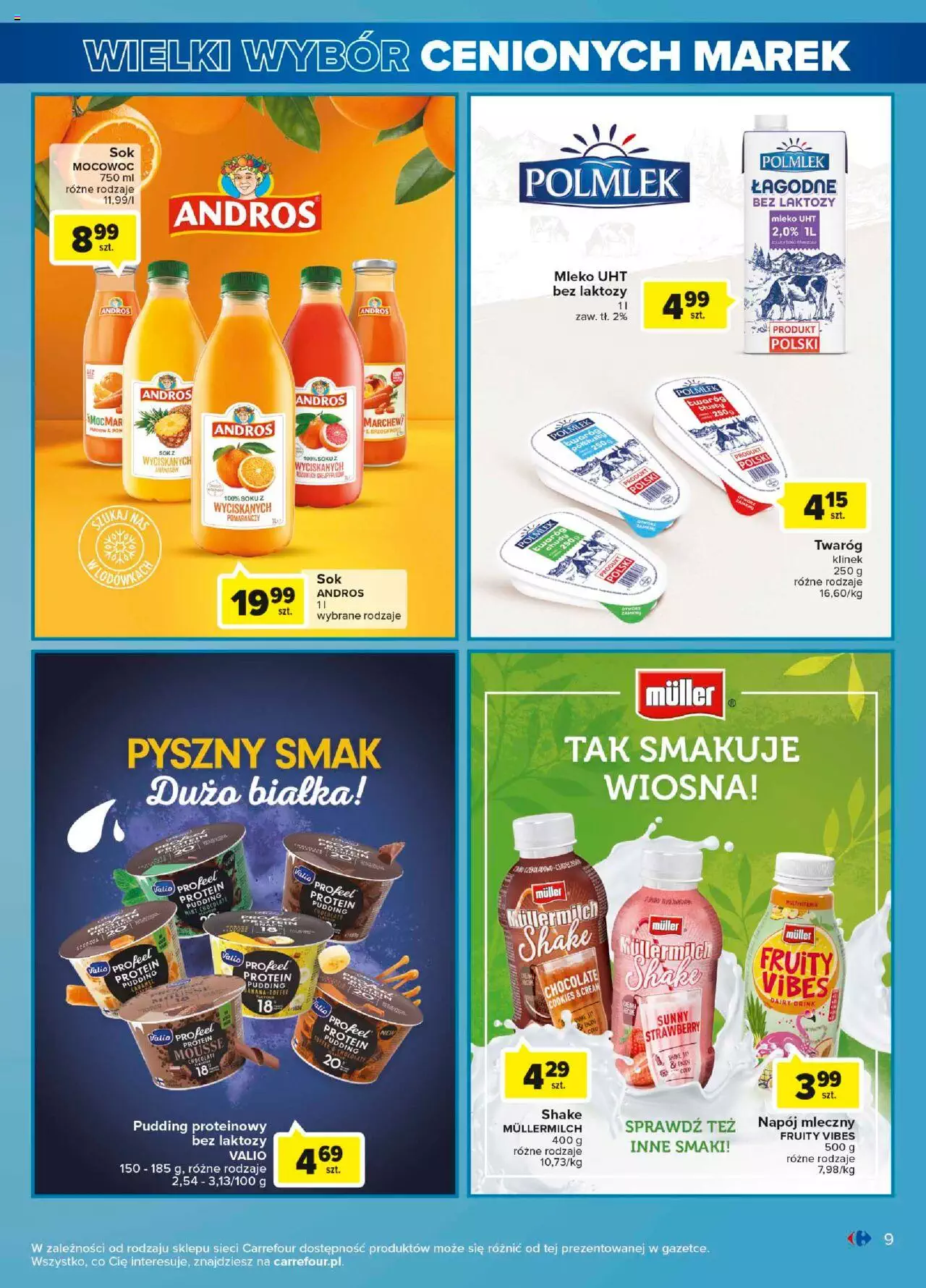 Carrefour Wielki wybór cenionych marek Gazetka ważna od 30.05.2023 do 10.06.2023 strona 9