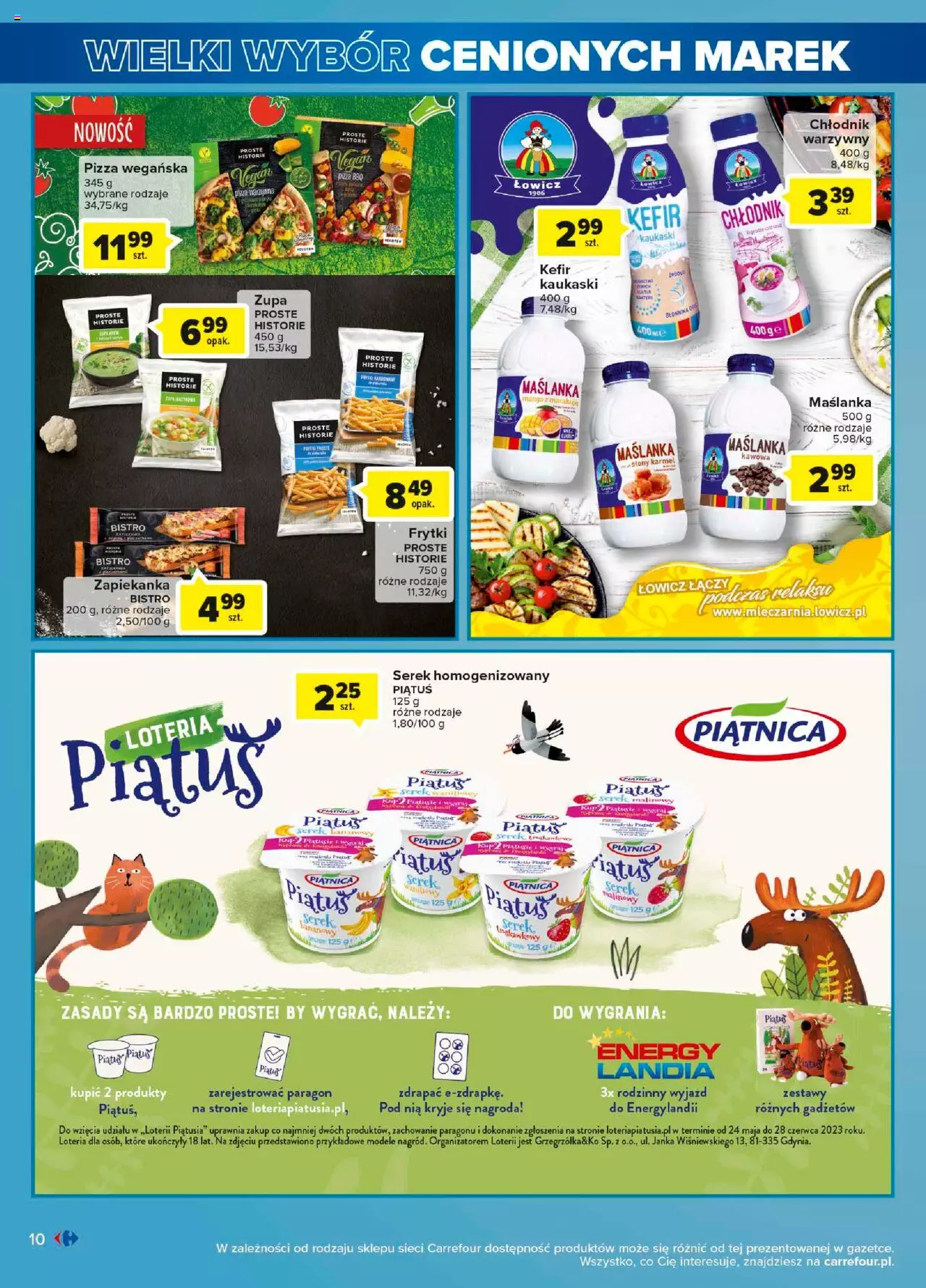Carrefour Wielki wybór cenionych marek Gazetka ważna od 30.05.2023 do 10.06.2023 strona 10