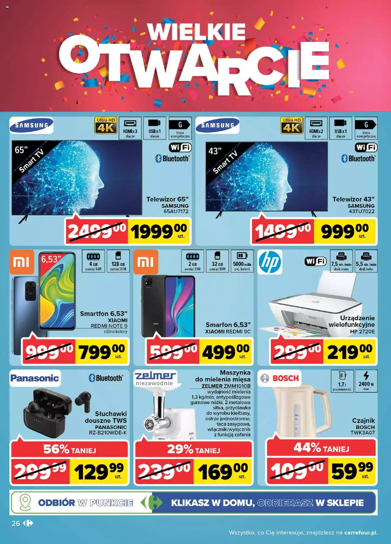Carrefour Wielkie Otwarcie Bielany Wroclawskie gazetka ważna od 10.08.2022 do 13.08.2022 strona 26