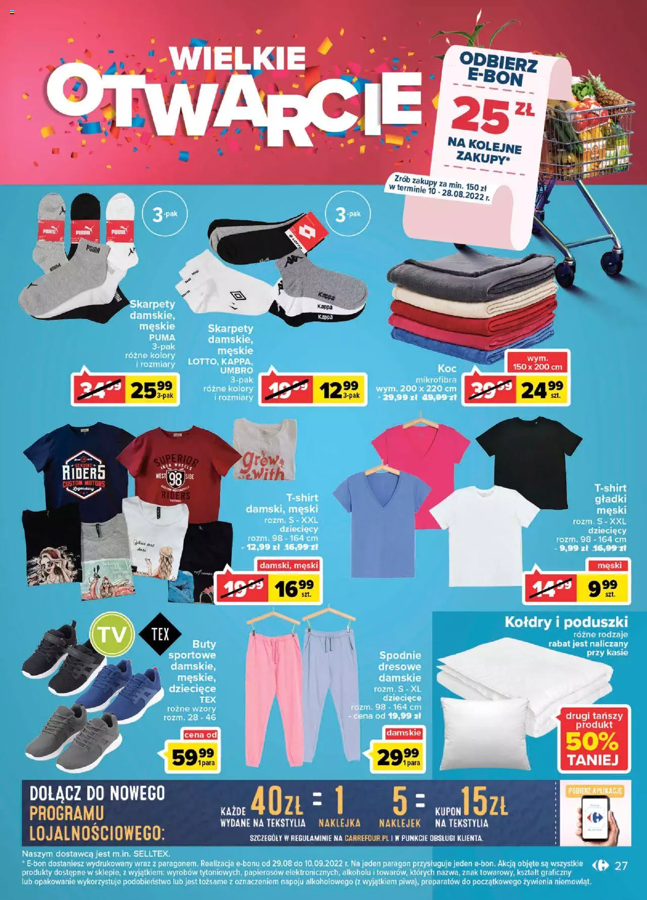 Carrefour Wielkie Otwarcie Bielany Wroclawskie gazetka ważna od 10.08.2022 do 13.08.2022 strona 27