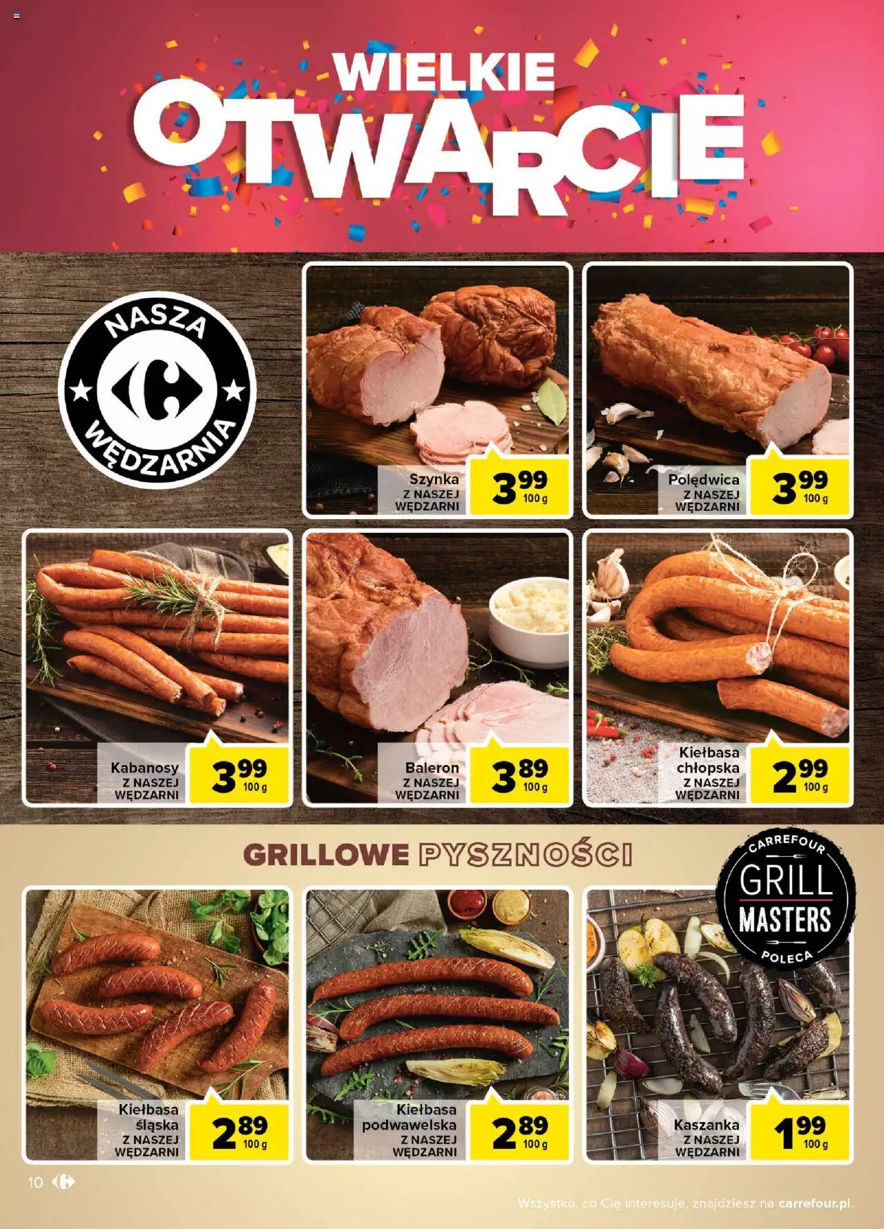 Carrefour Wielkie Otwarcie Bielany Wroclawskie gazetka ważna od 10.08.2022 do 13.08.2022 strona 10