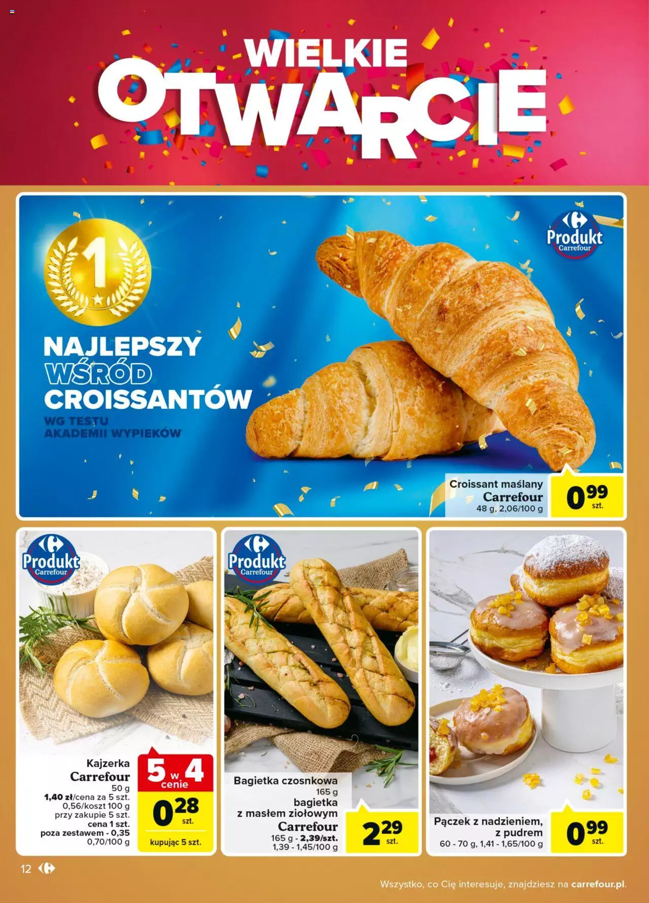 Carrefour Wielkie otwarcie Carrefour Czestochowa gazetka ważna od 24.08.2022 do 29.08.2022 strona 12