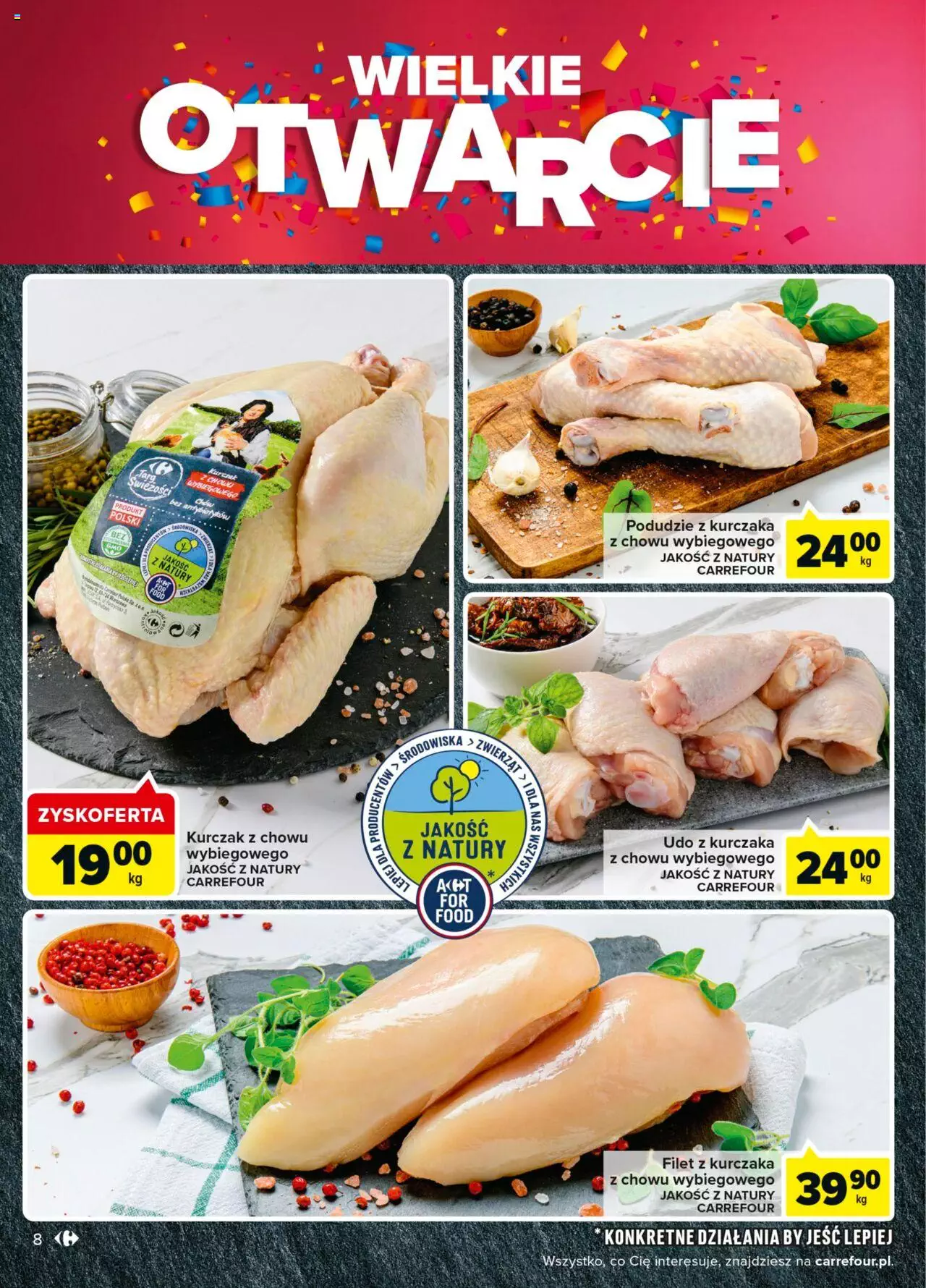 Carrefour Wielkie otwarcie Carrefour Czestochowa gazetka ważna od 24.08.2022 do 29.08.2022 strona 8
