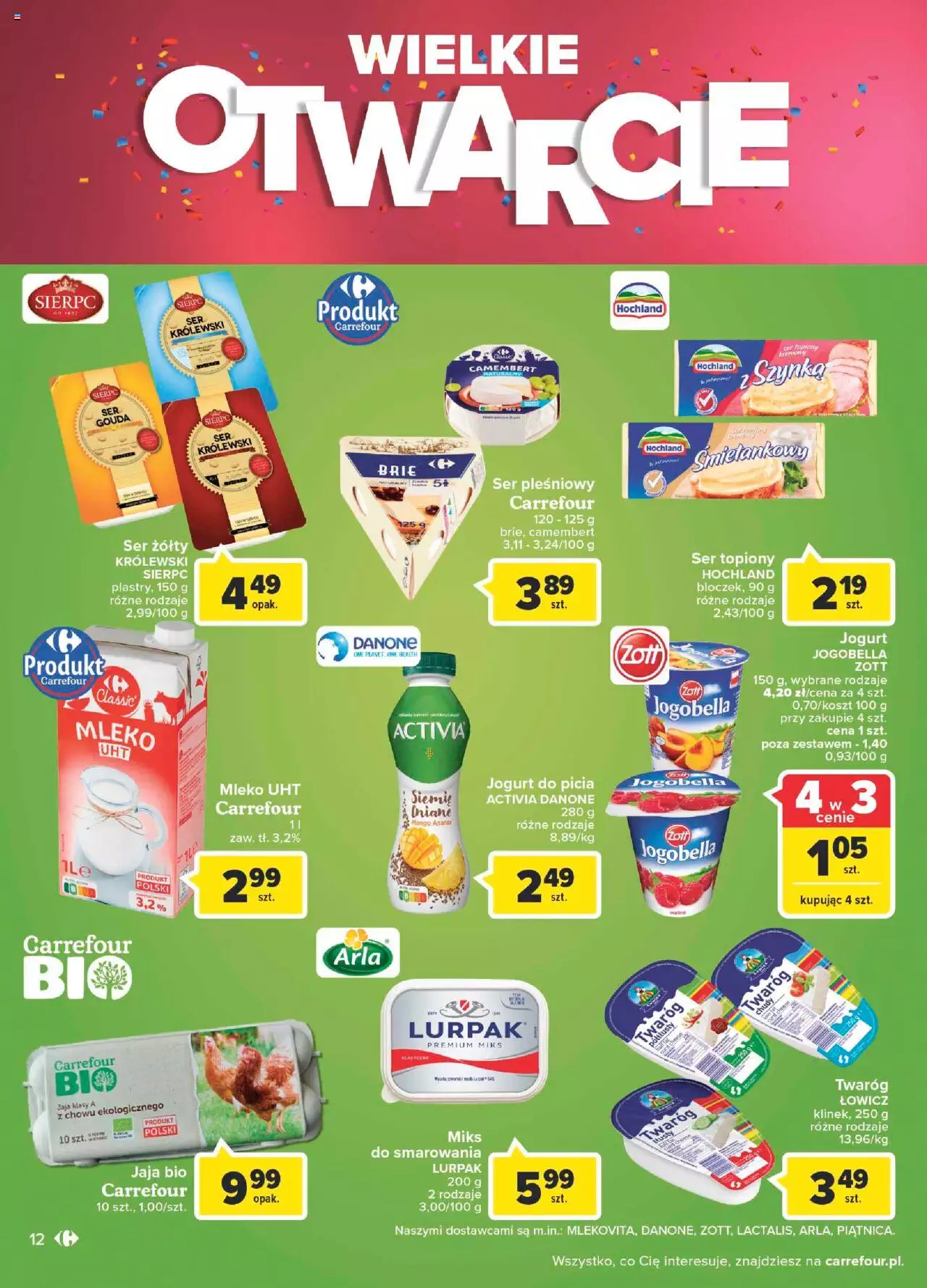 Carrefour Wielkie otwarcie Market Inowrocław gazetka ważna od 03.08.2022 do 18.08.2022 strona 12