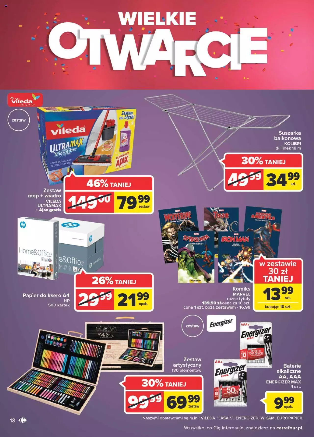 Carrefour Wielkie otwarcie Market Inowrocław gazetka ważna od 03.08.2022 do 18.08.2022 strona 18