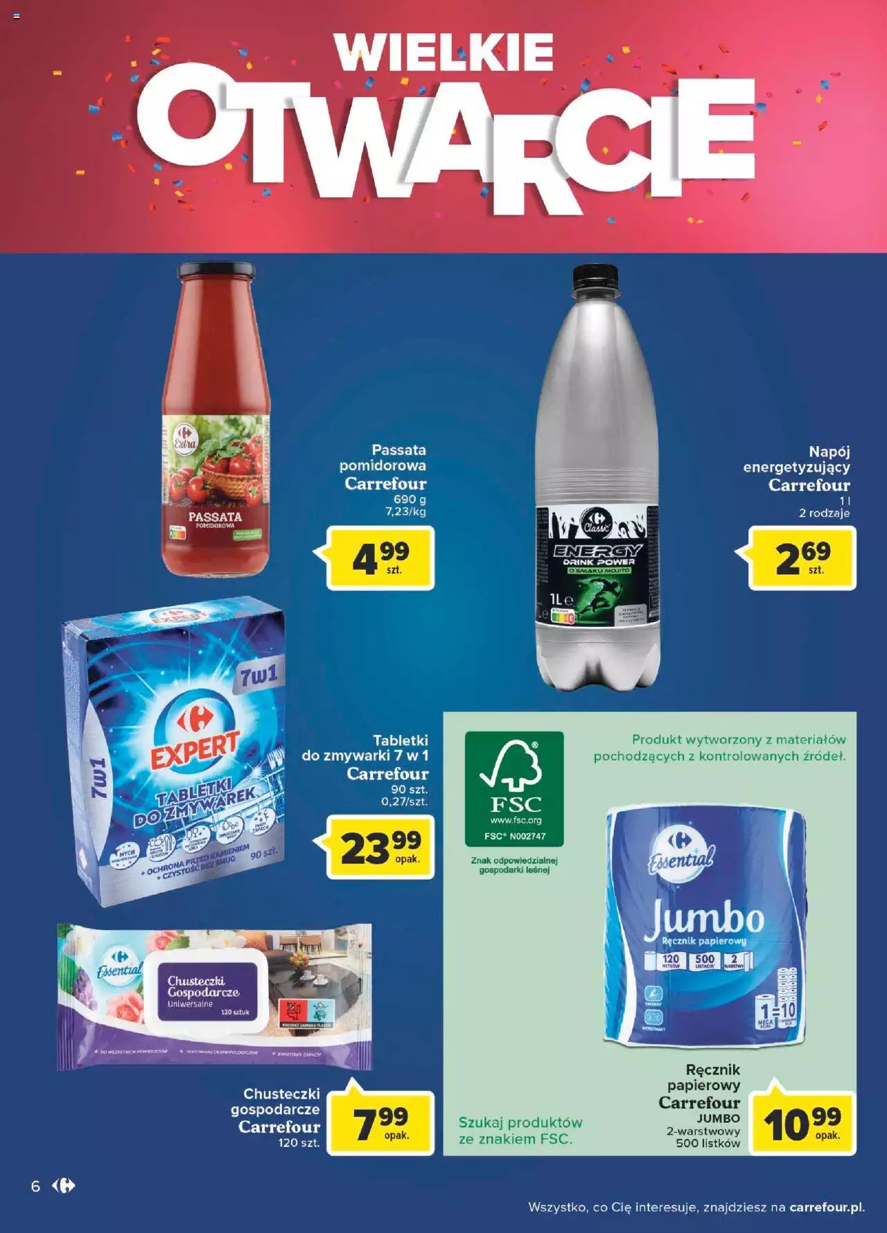Carrefour Wielkie otwarcie Market Inowrocław gazetka ważna od 03.08.2022 do 18.08.2022 strona 6