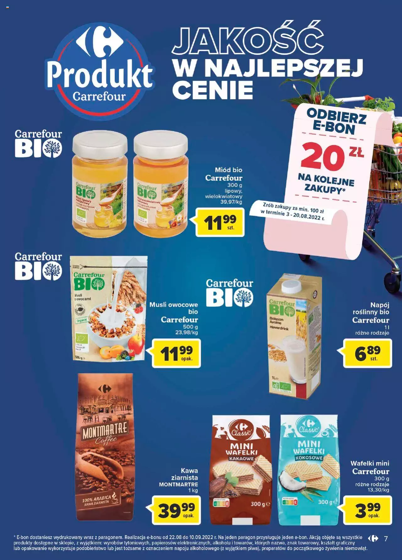 Carrefour Wielkie otwarcie Market Inowrocław gazetka ważna od 03.08.2022 do 18.08.2022 strona 7