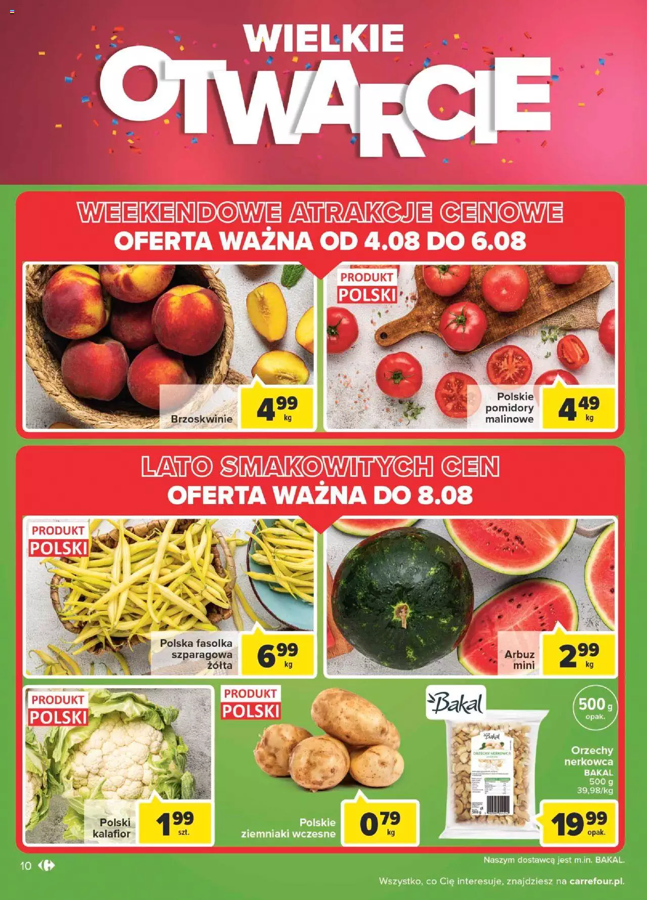 Carrefour Wielkie otwarcie Market Inowrocław gazetka ważna od 03.08.2022 do 18.08.2022 strona 10