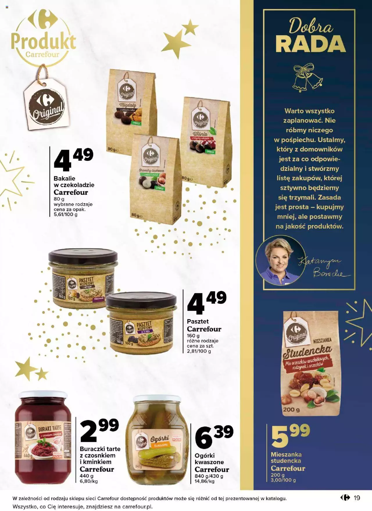 Carrefour Wszystkiego świątecznego gazetka ważna od 08.11.2022 do 19.11.2022 strona 19