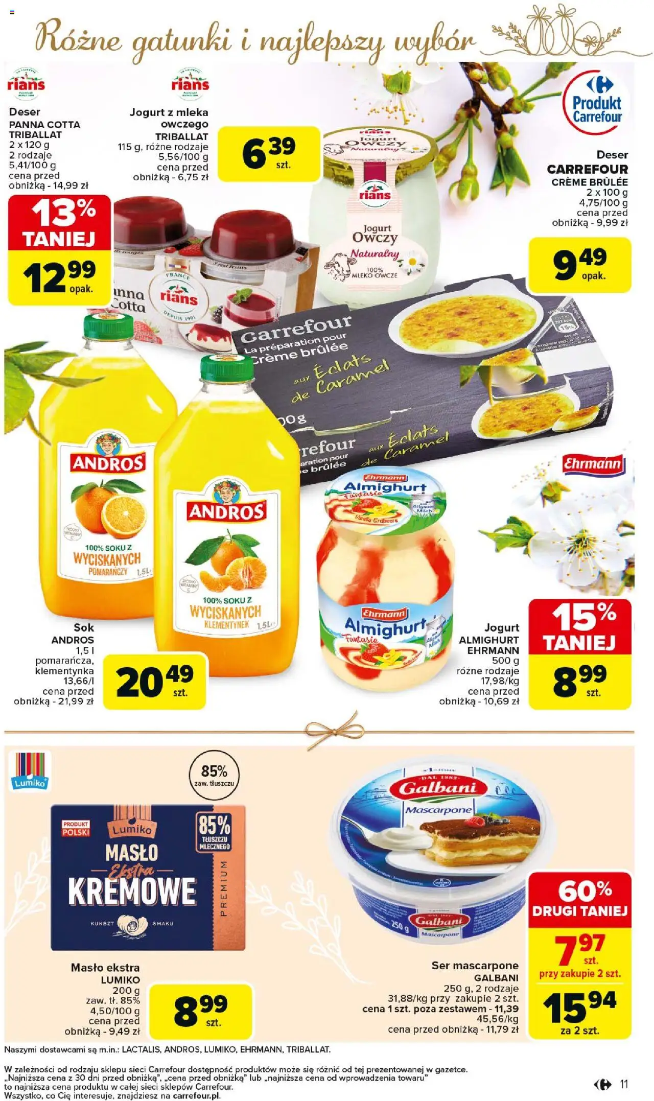 Carrefour Wszystko na Wielkanoc Gazetka ważna od 31.03.2025 do 19.04.2025 strona 11