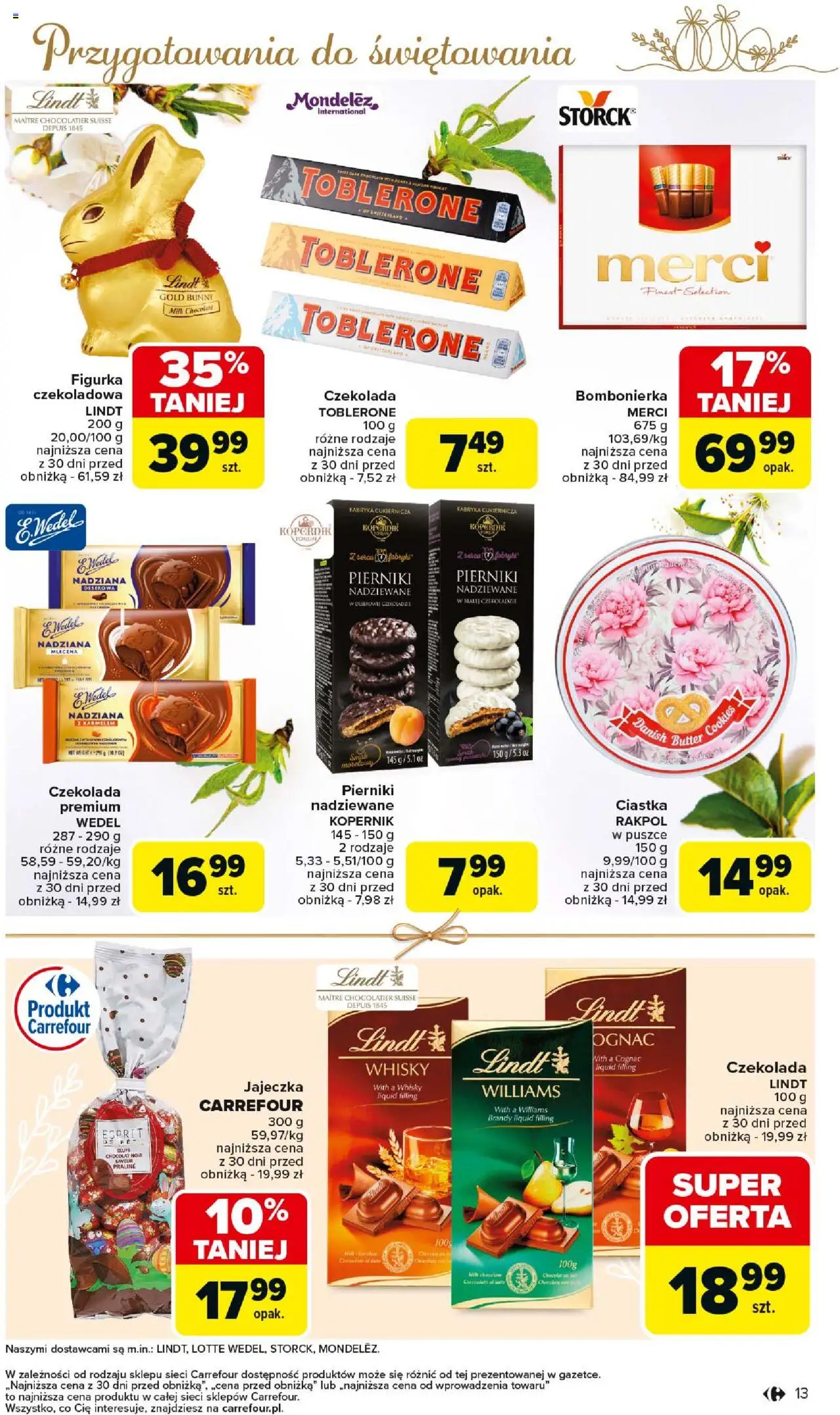 Carrefour Wszystko na Wielkanoc Gazetka ważna od 31.03.2025 do 19.04.2025 strona 13