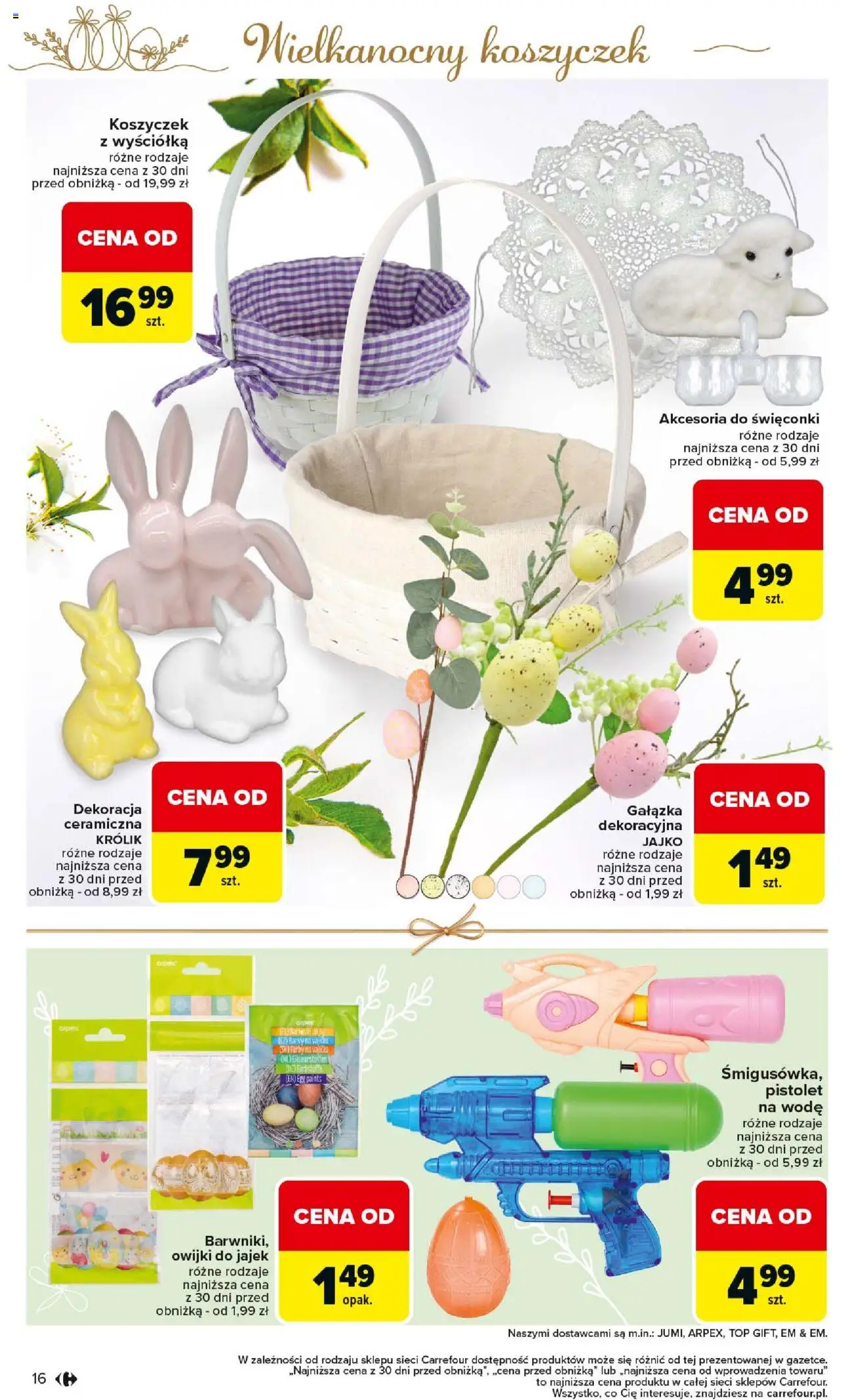 Carrefour Wszystko na Wielkanoc Gazetka ważna od 31.03.2025 do 19.04.2025 strona 16