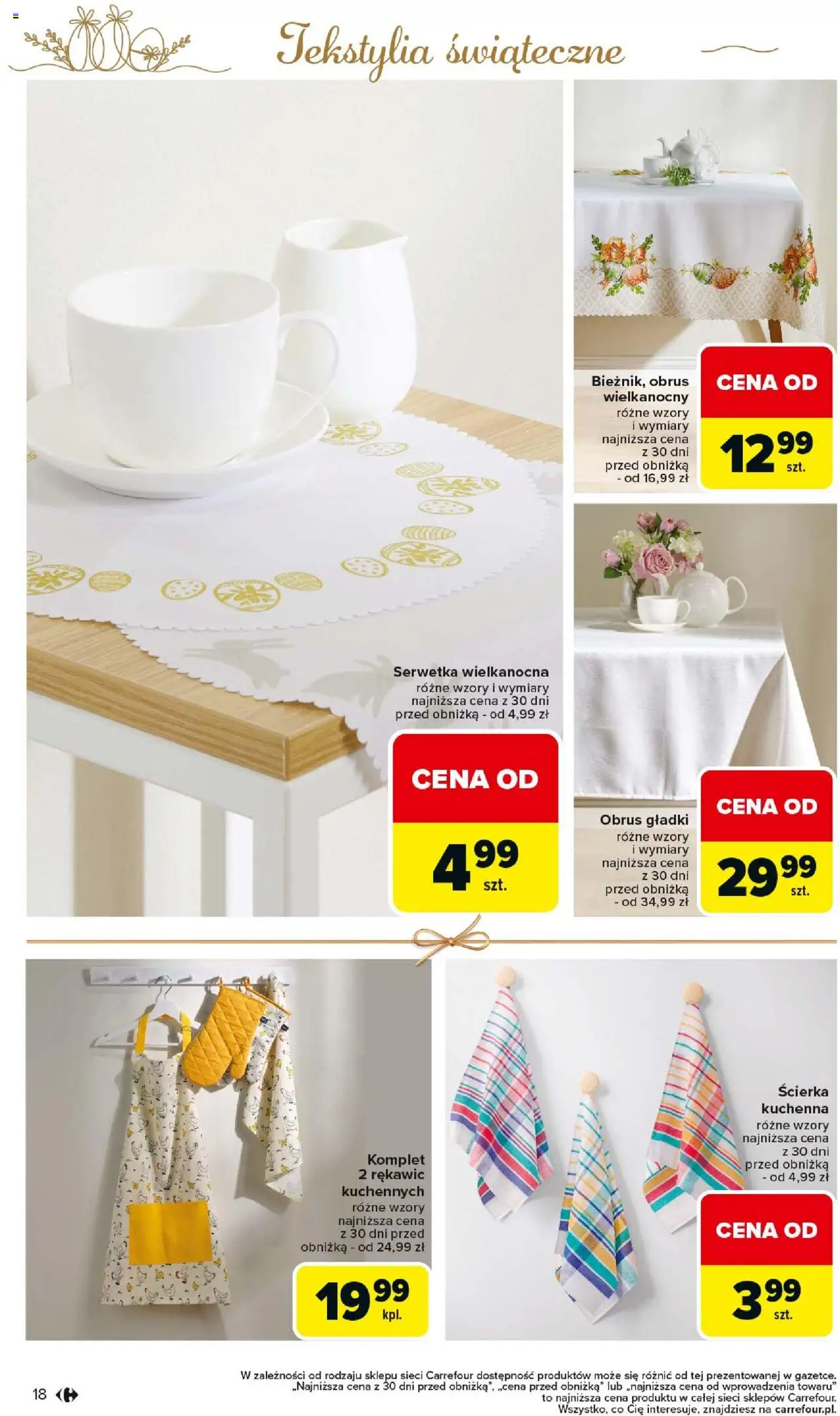 Carrefour Wszystko na Wielkanoc Gazetka ważna od 31.03.2025 do 19.04.2025 strona 18