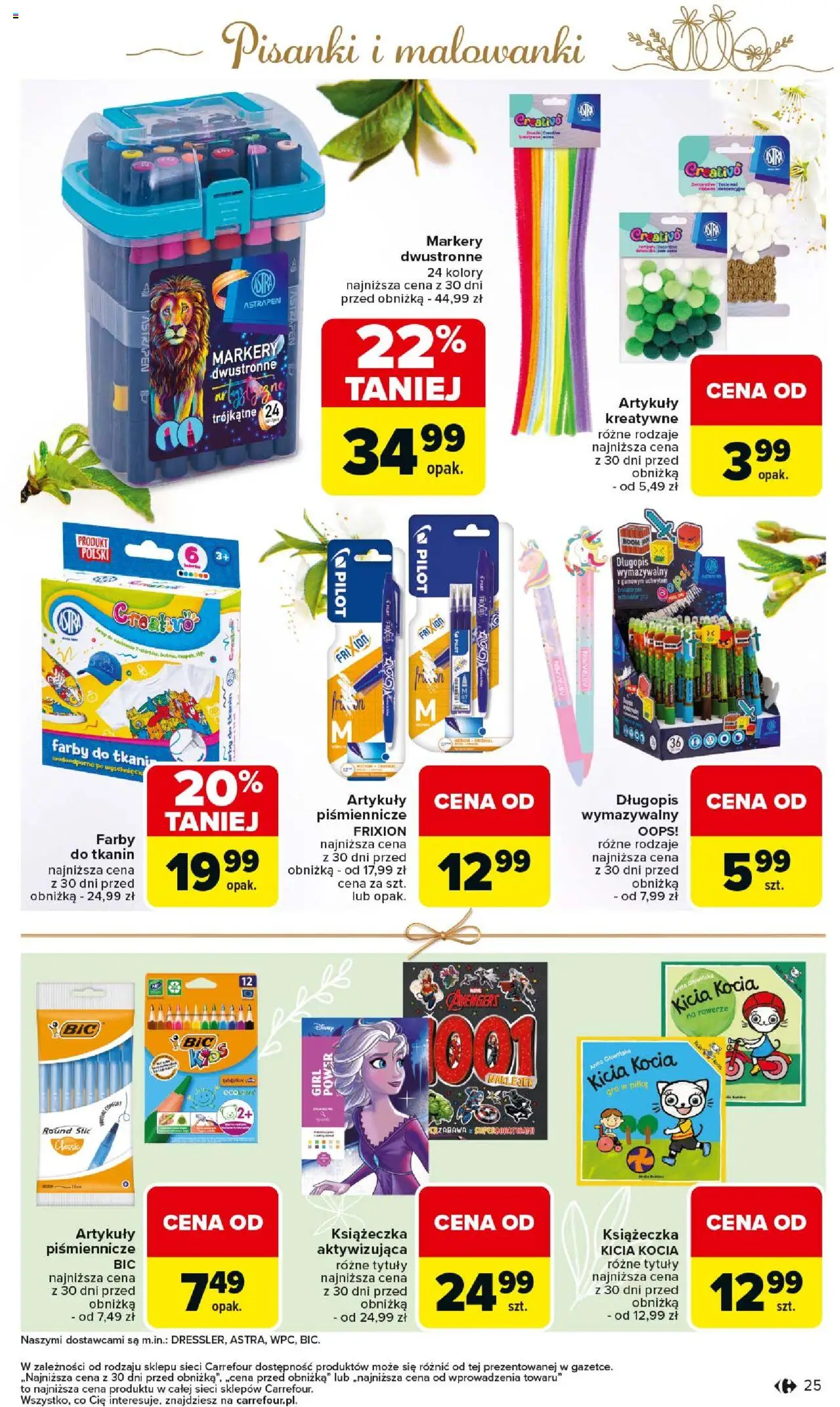 Carrefour Wszystko na Wielkanoc Gazetka ważna od 31.03.2025 do 19.04.2025 strona 25