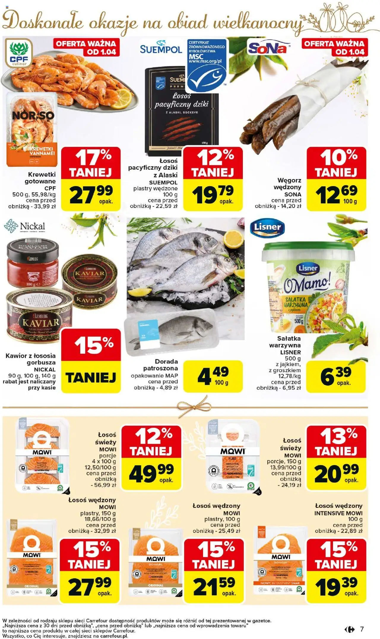 Carrefour Wszystko na Wielkanoc Gazetka ważna od 31.03.2025 do 19.04.2025 strona 7