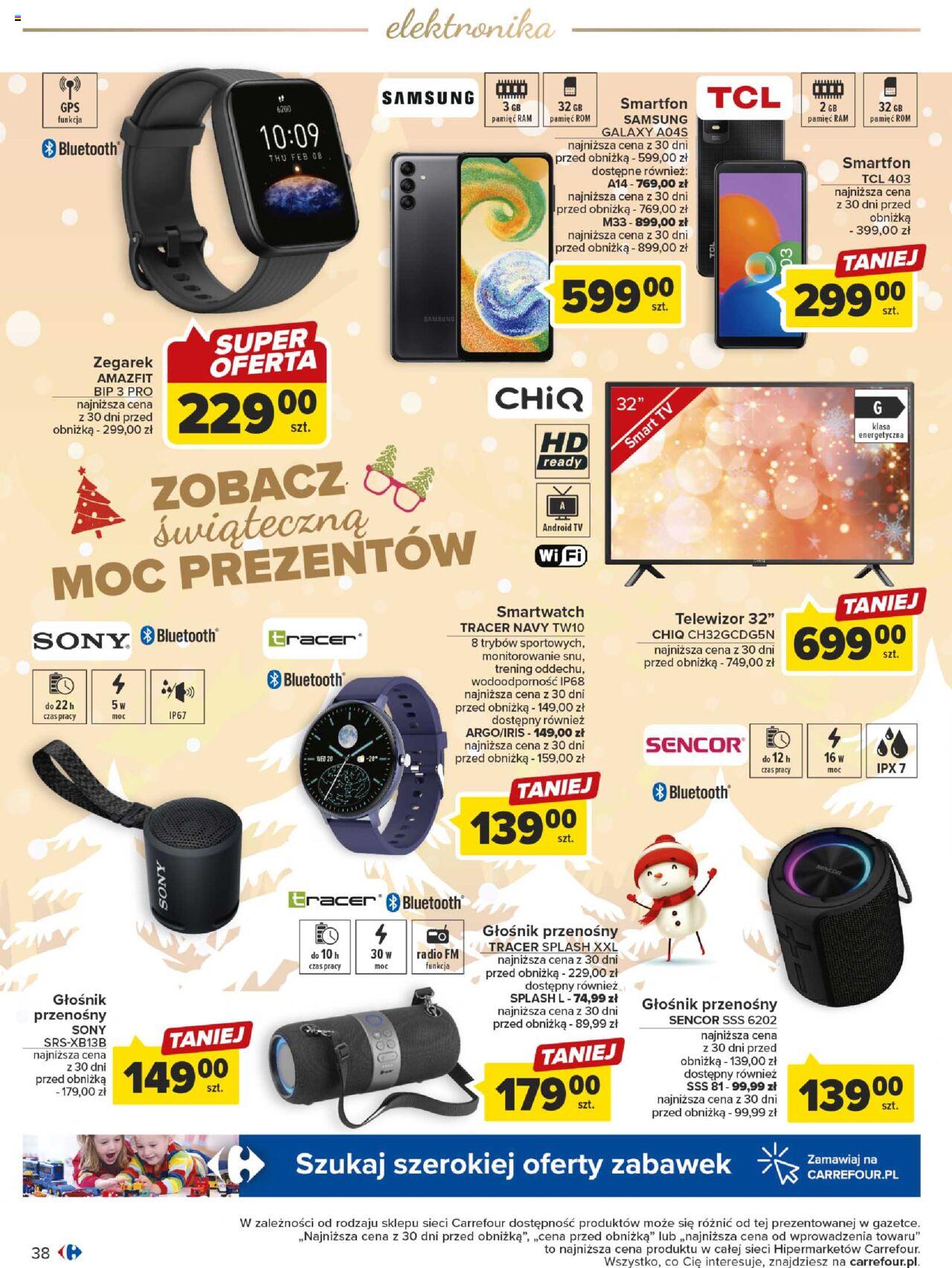 Carrefour Zabawki gazetka ważna od  07.11.2023 do 02.12.2023 strona 38