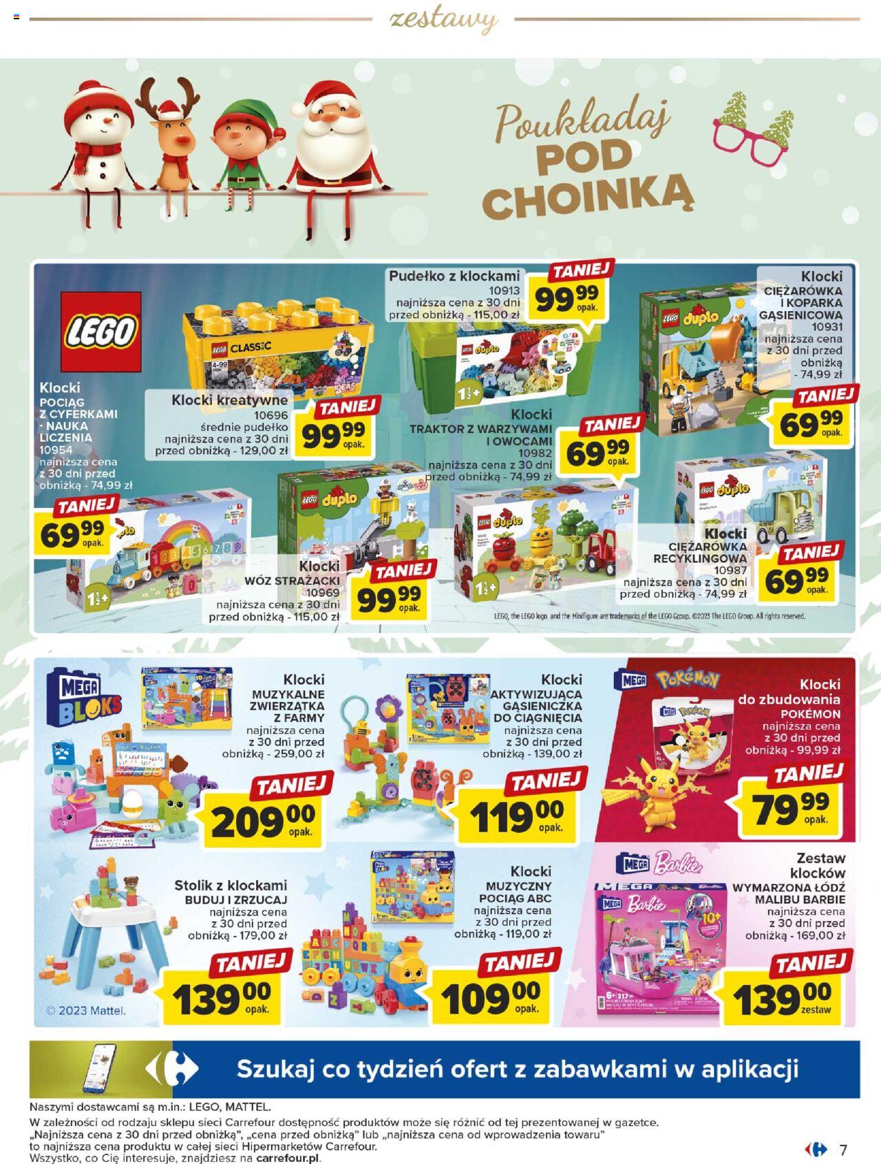 Carrefour Zabawki gazetka ważna od  07.11.2023 do 02.12.2023 strona 7