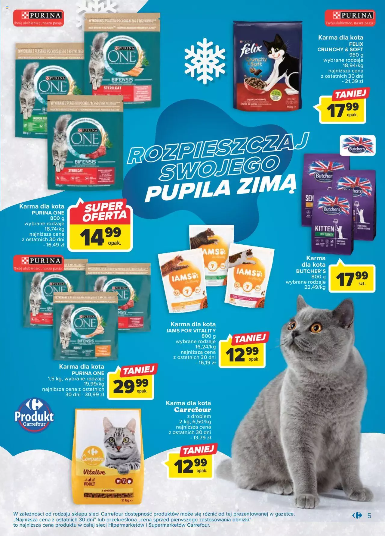 Carrefour Zima z pupilem Gazetka ważna od 31.01.2023 do 11.02.2023 strona 5