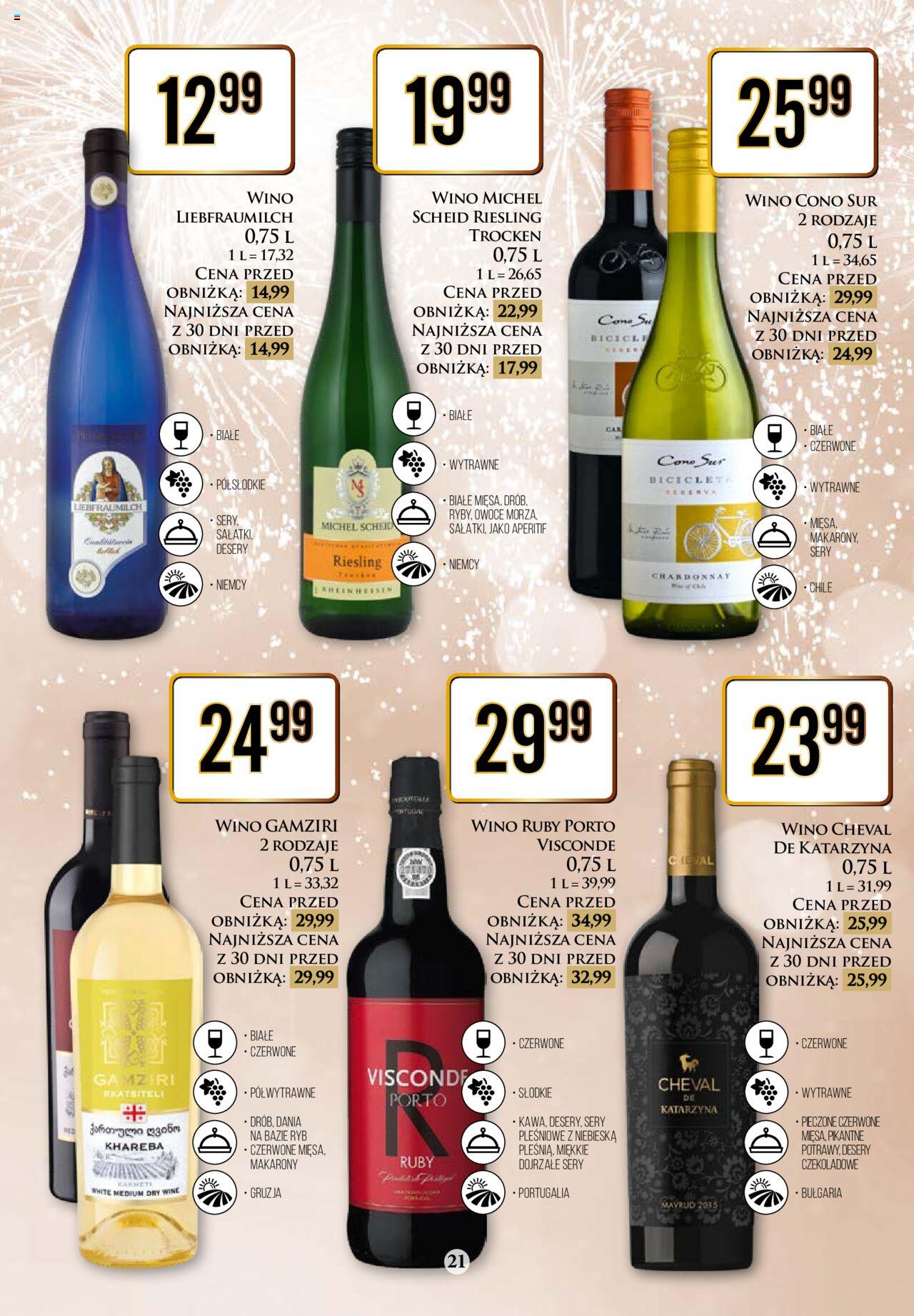 Dino gazetka alkoholowa ważna od  18.12.2023 do 30.12.2023 strona 21