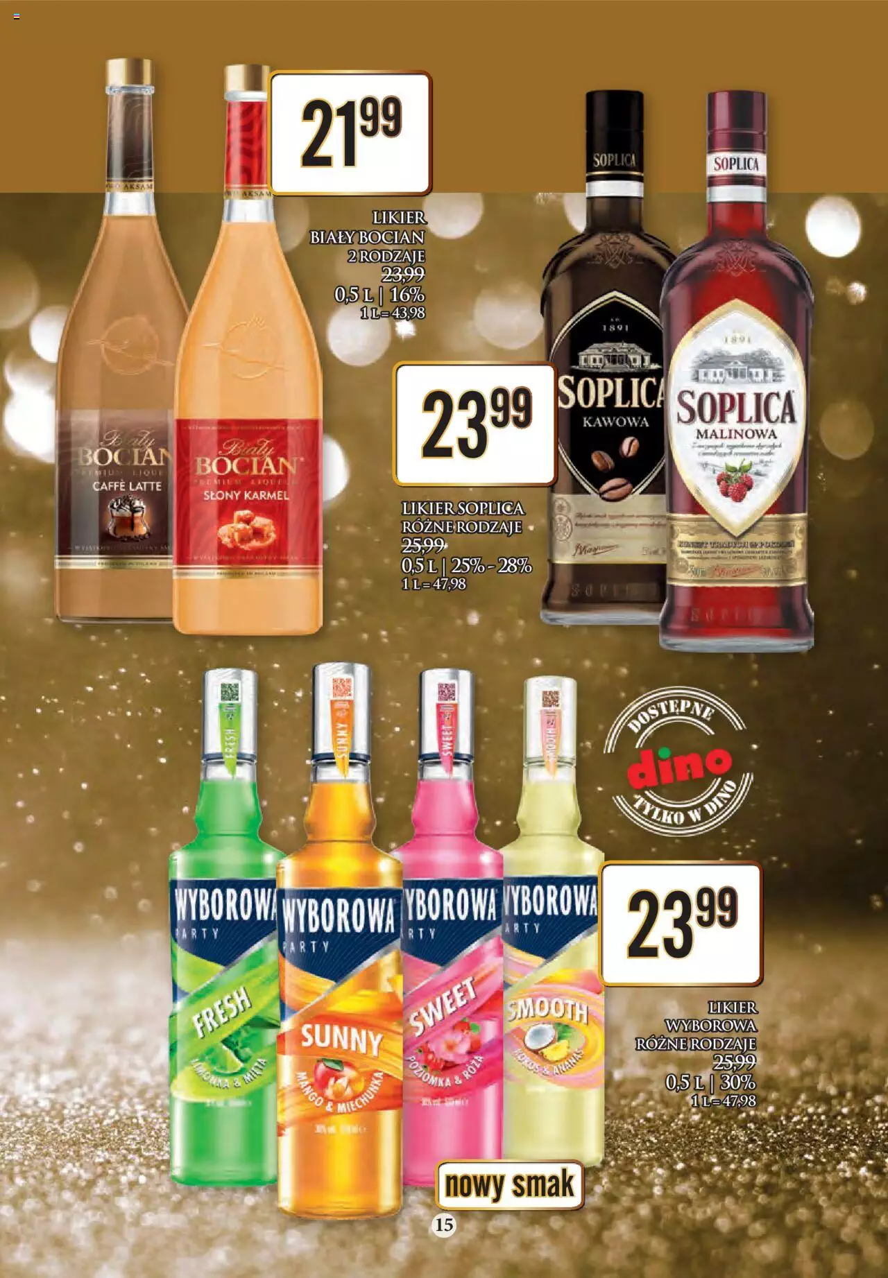 Dino gazetka alkoholowa ważna od 21.11.2022 do 26.11.2022 strona 15