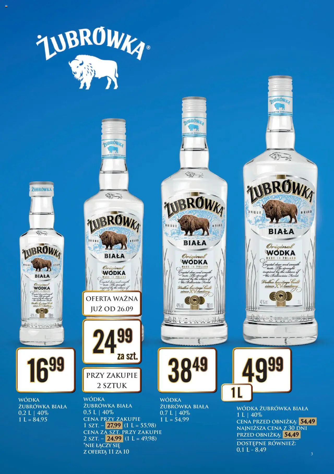 Dino gazetka alkoholowa ważna od 26.09.2025 do 04.10.2025 strona 3