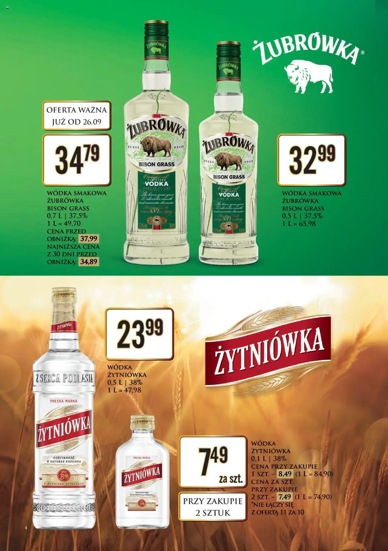 Dino gazetka alkoholowa ważna od 26.09.2025 do 04.10.2025 strona 4