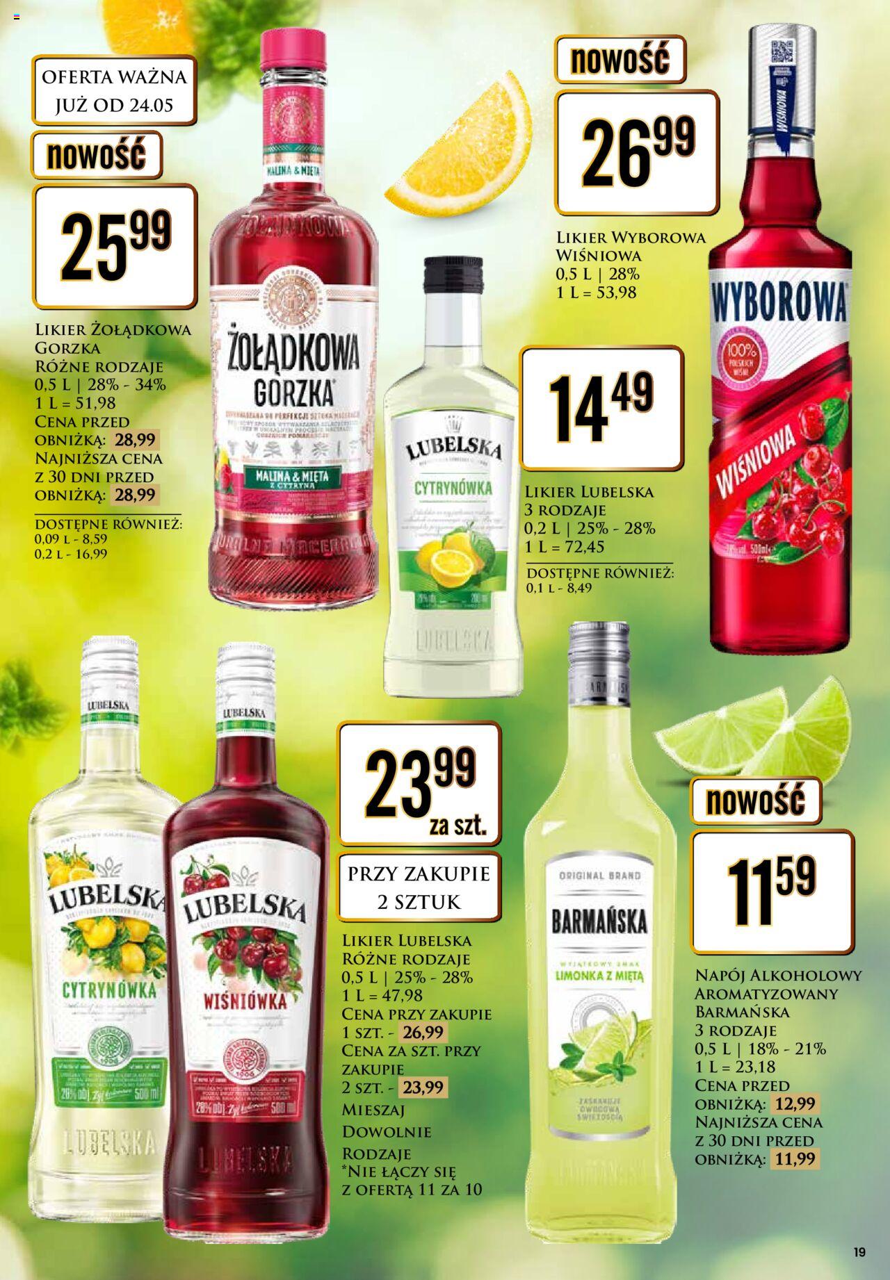Dino gazetka alkoholowa ważna od 27.05.2024 do 01.06.2024 strona 19