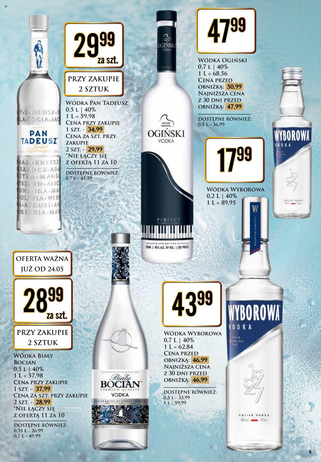 Dino gazetka alkoholowa ważna od 27.05.2024 do 01.06.2024 strona 5
