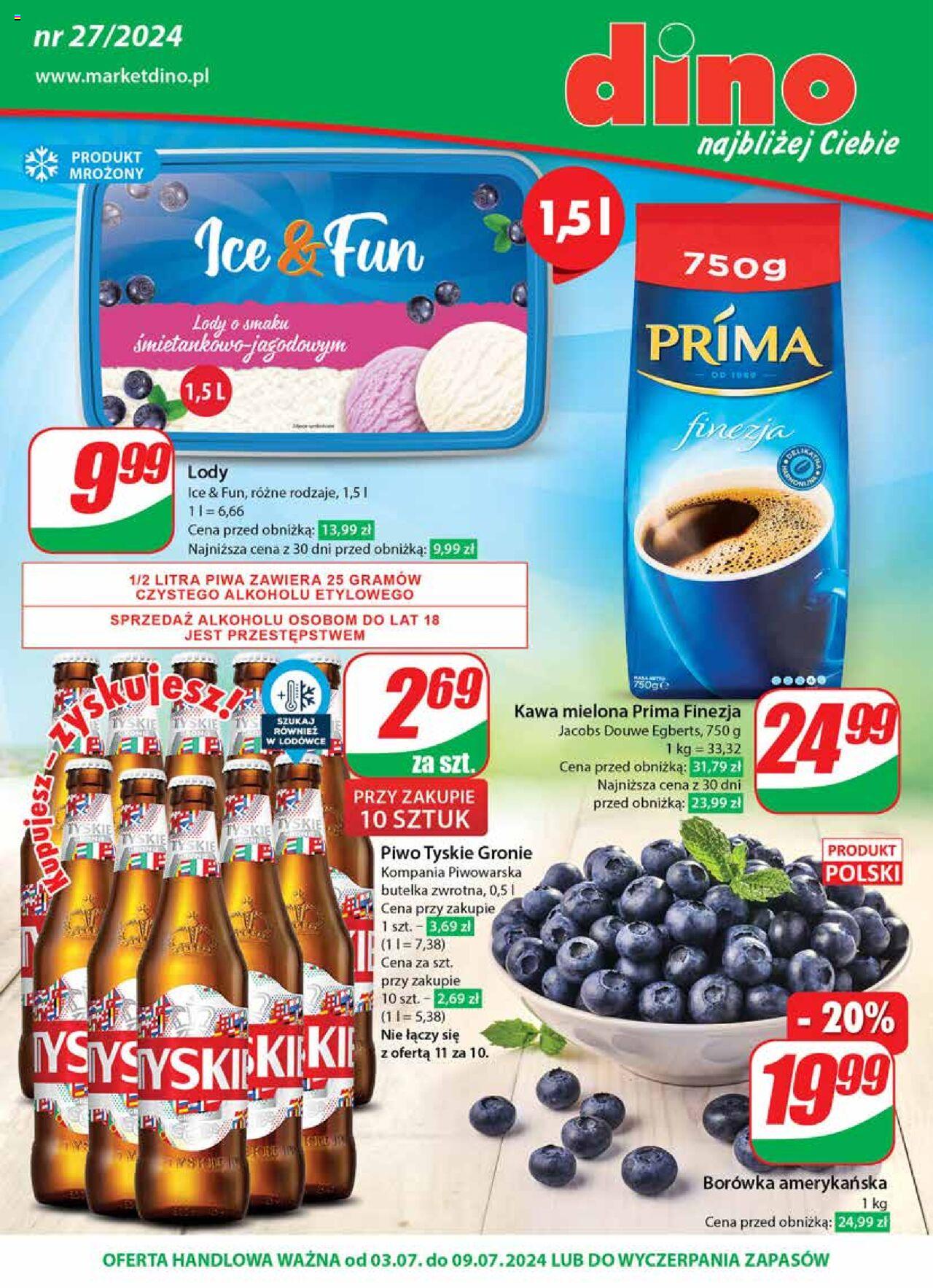 Dino gazetka ważna od 03.07.2024 do 09.07.2024 strona 1