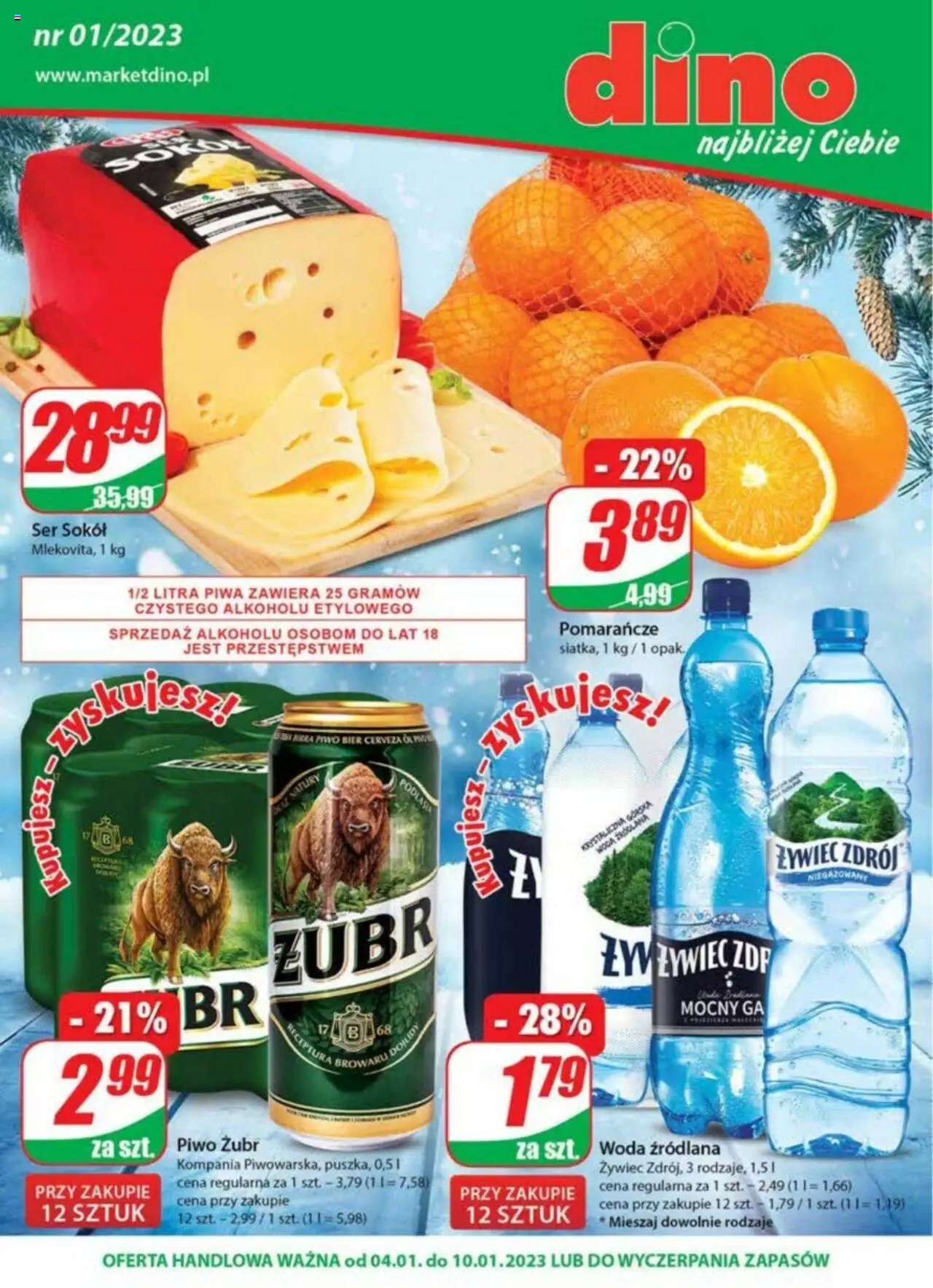 Dino gazetka ważna od 04.01.2023 do 10.01.2023 strona 1