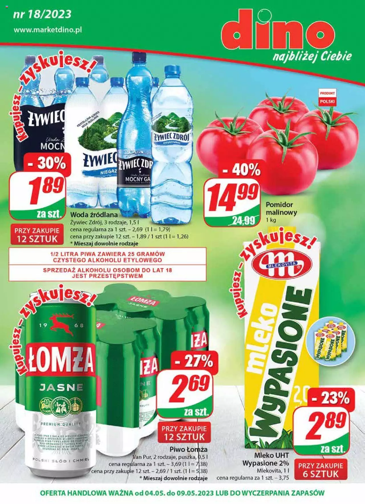 Dino gazetka ważna od 04.05.2023 do 09.05.2023 strona 1