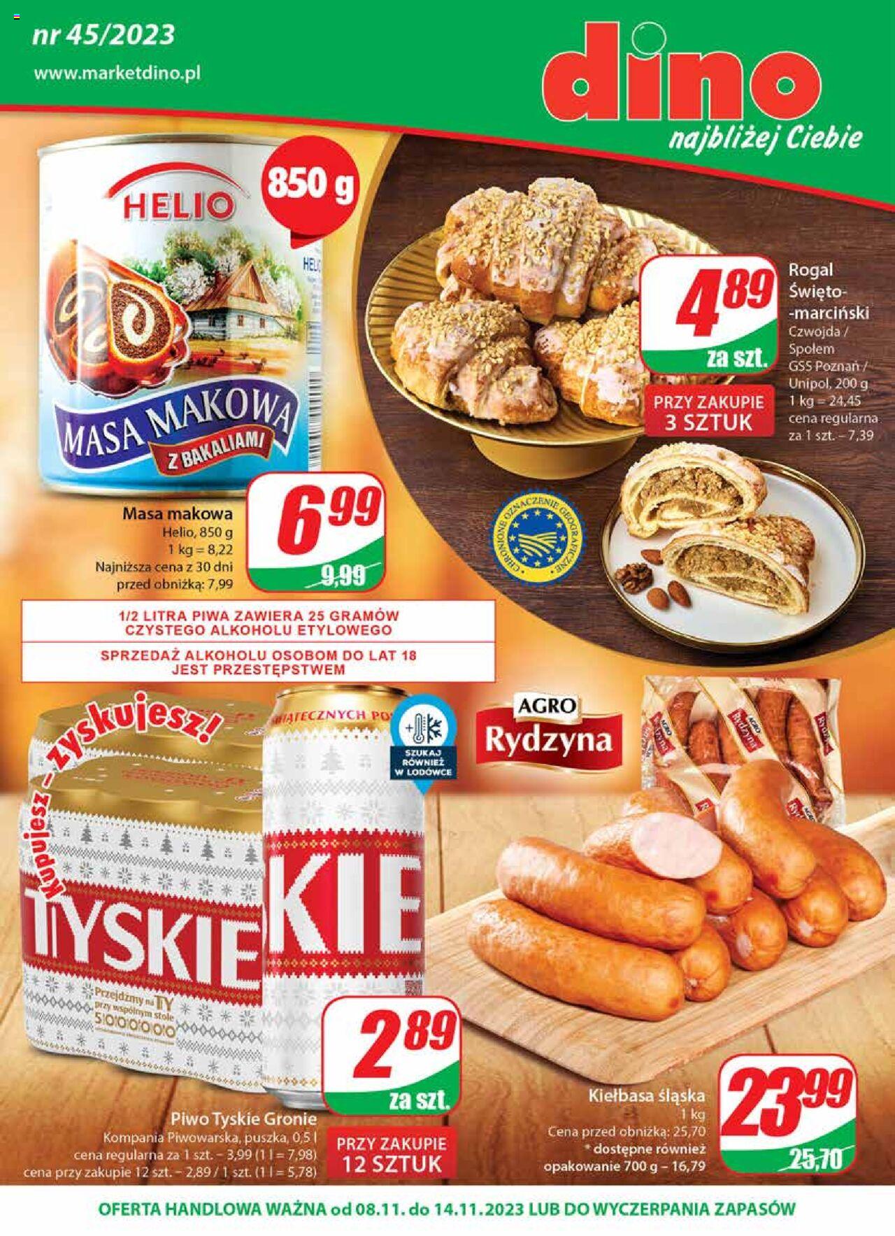 Dino gazetka ważna od 08.11.2023 do 14.11.2023 strona 1