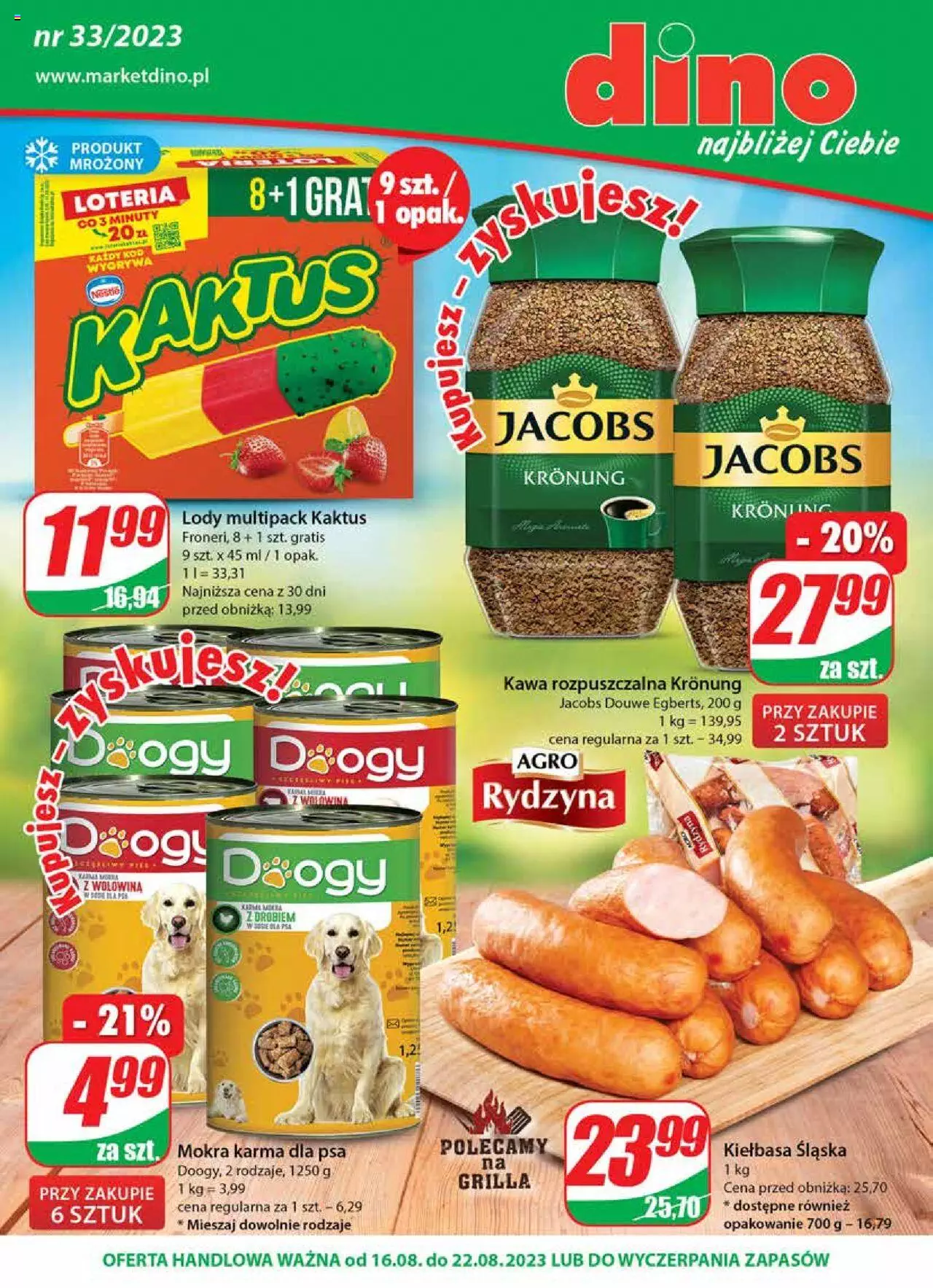 Dino gazetka ważna od 16.08.2023 do 22.08.2023 strona 1