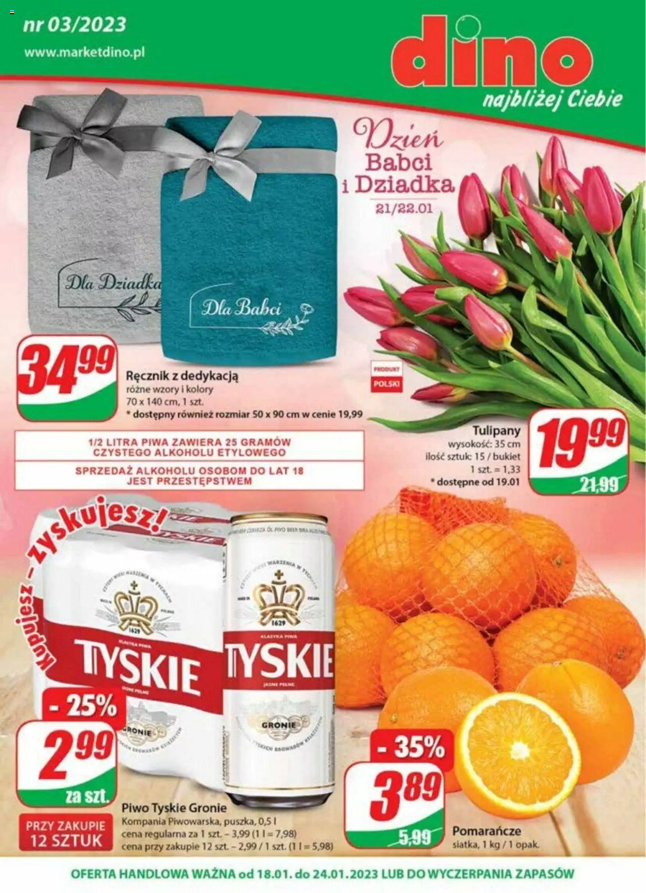 Dino gazetka ważna od 18.01.2023 do 24.01.2023 strona 1