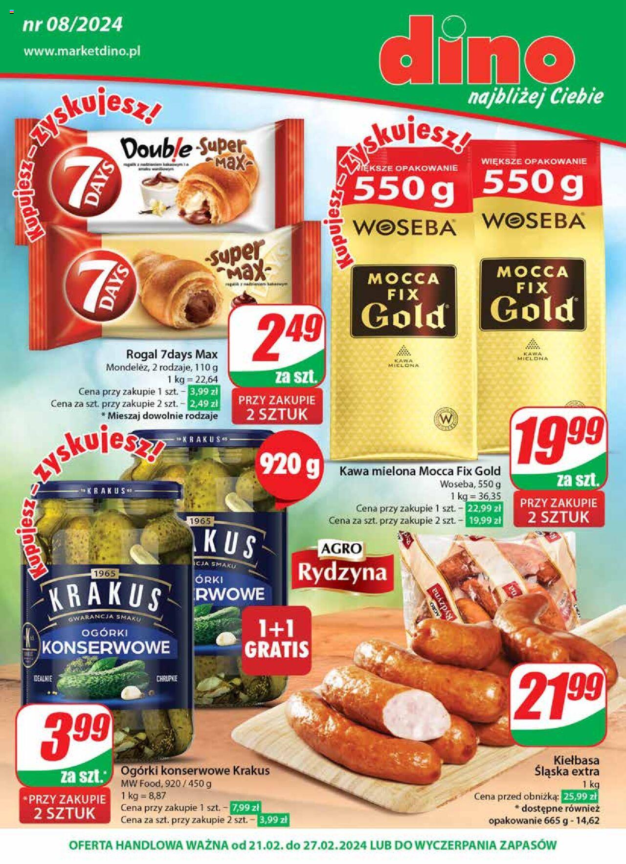 Dino gazetka ważna od 21.02.2024 do 27.02.2024 strona 1