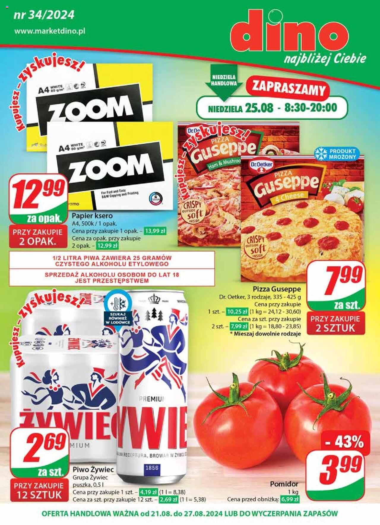Dino gazetka ważna od  21.08.2024 do 27.08.2024 strona 1