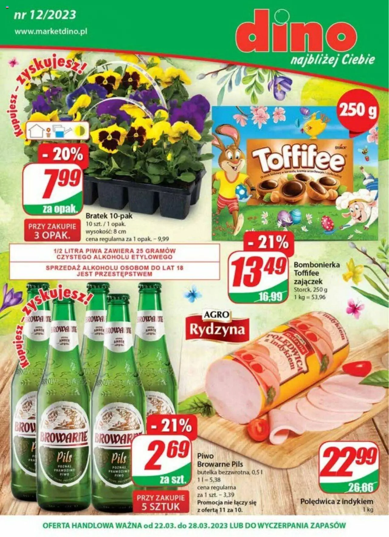 Dino gazetka ważna od 22.03.2023 do 28.03.2023 strona 1