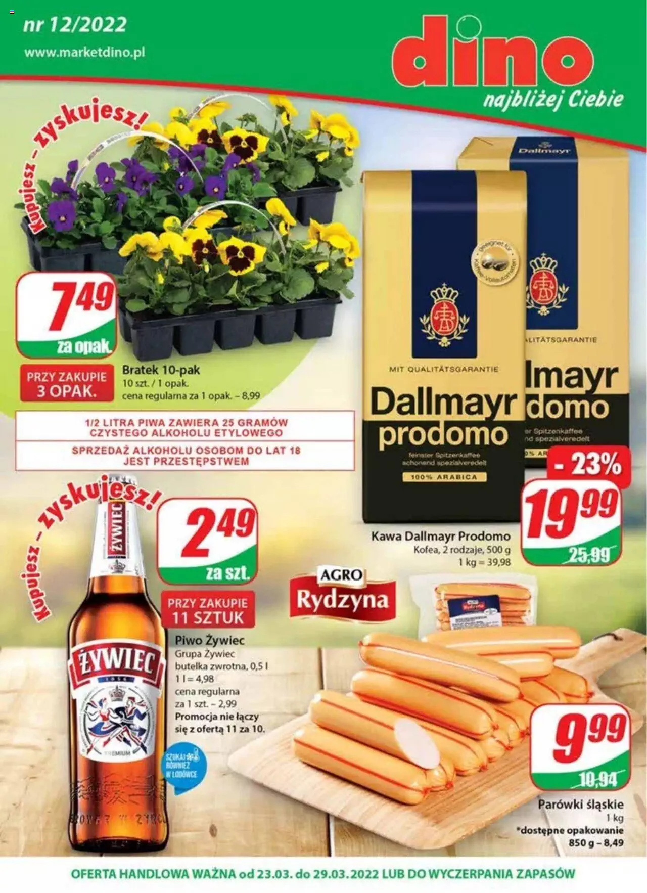 Dino gazetka ważna od 23.03.2022 do 29.03.2022 strona 1