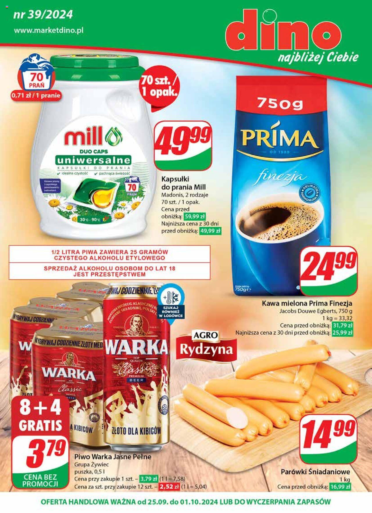 Dino gazetka ważna od 25.09.2024 do 01.10.2024 strona 1