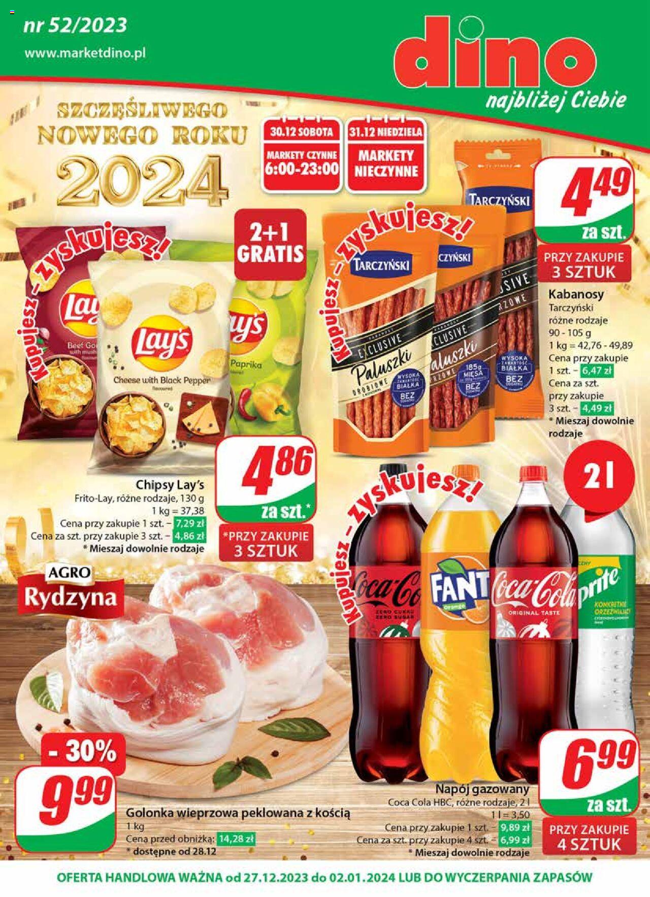 Dino gazetka ważna od 27.12.2023 do 02.01.2024 strona 1