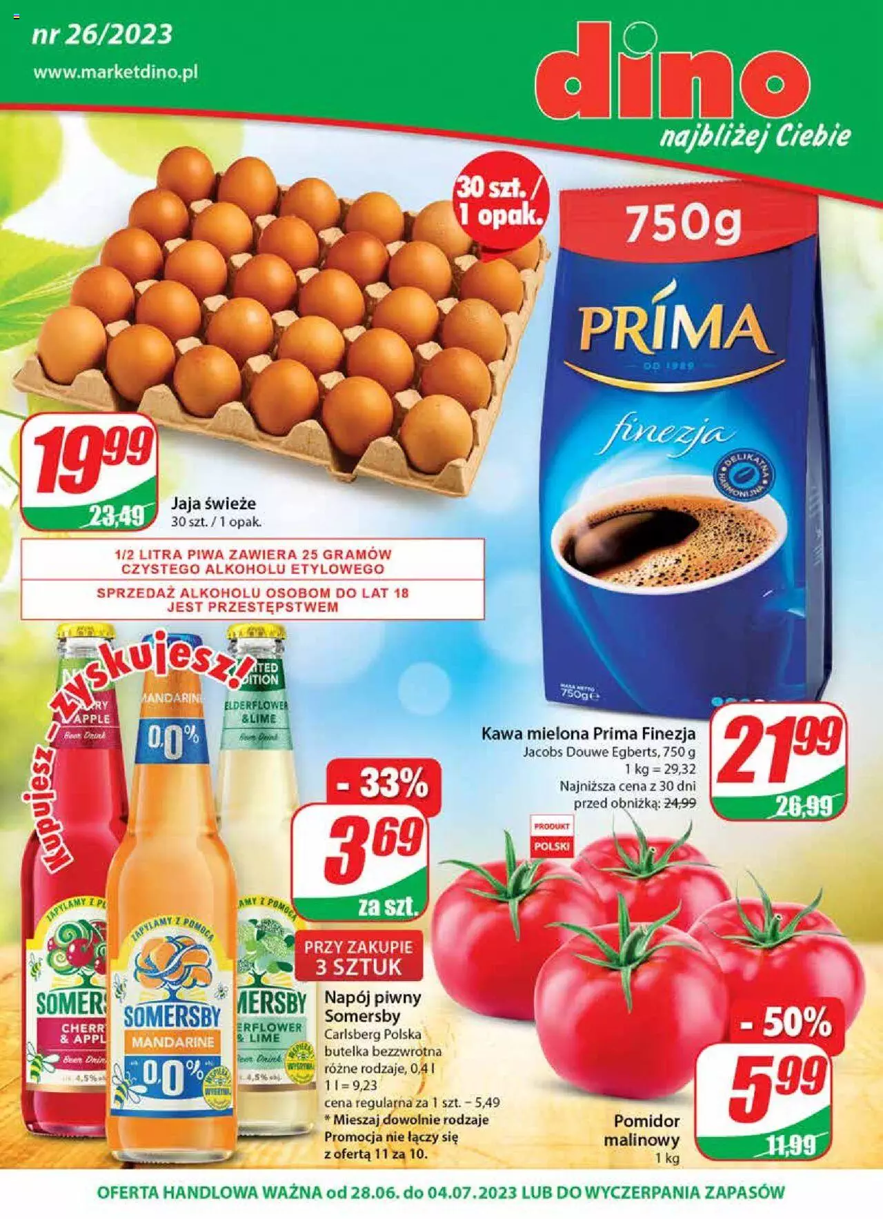 Dino gazetka ważna od 28.06.2023 do 04.07.2023 strona 1