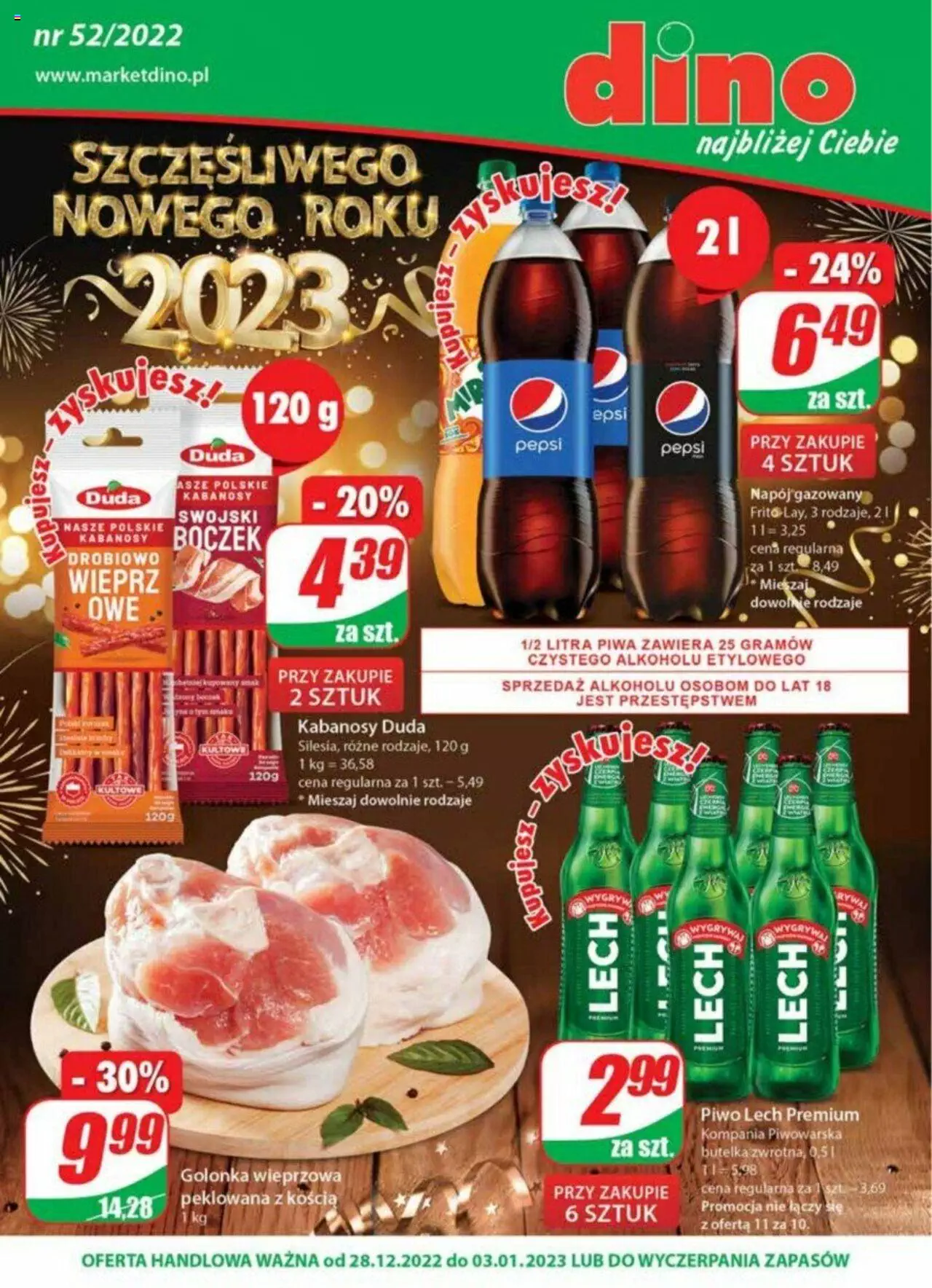 Dino gazetka ważna od 28.12.2022 do 03.01.2023 strona 1
