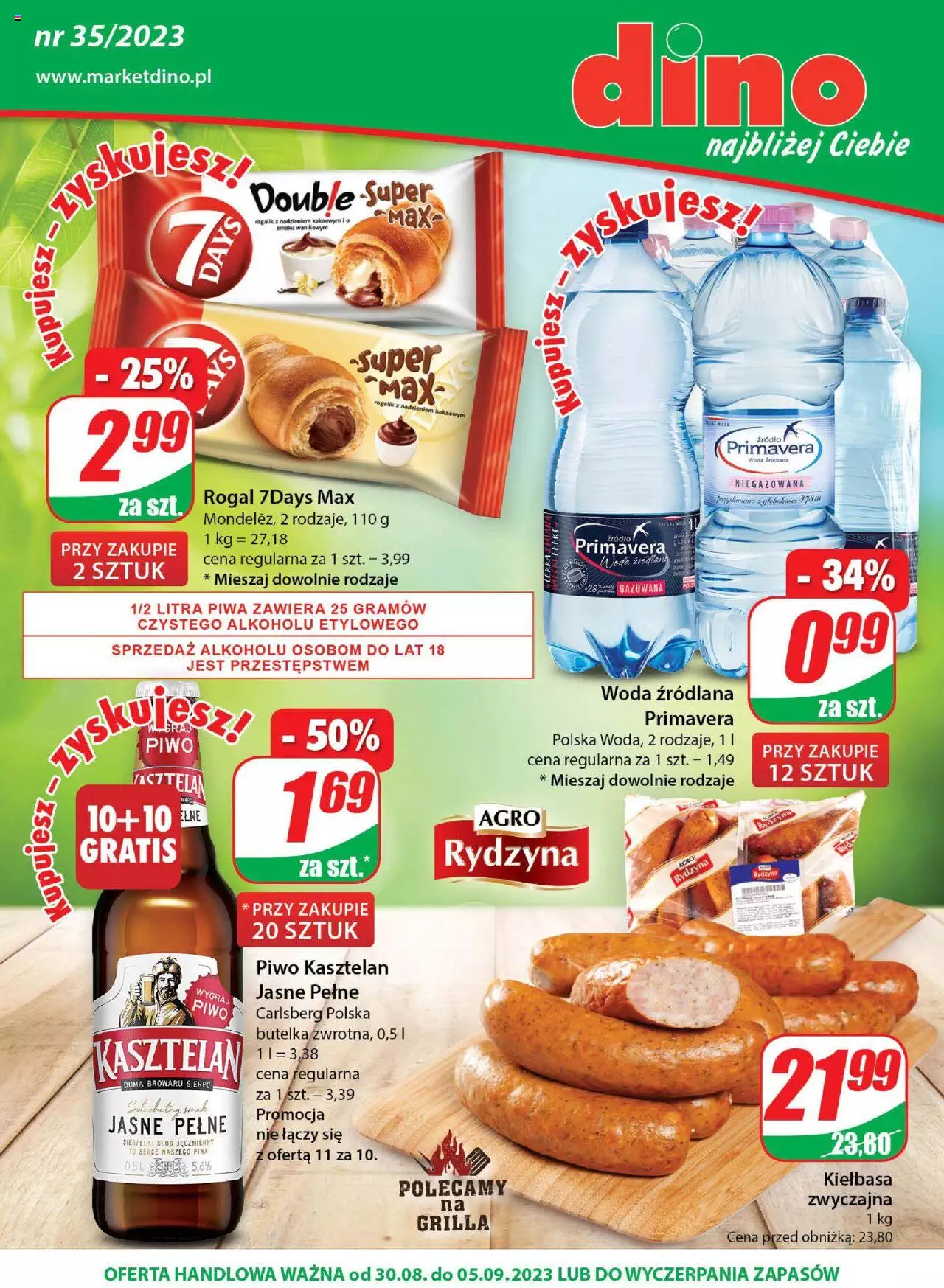 Dino gazetka ważna od 30.08.2023 do 05.09.2023 strona 1