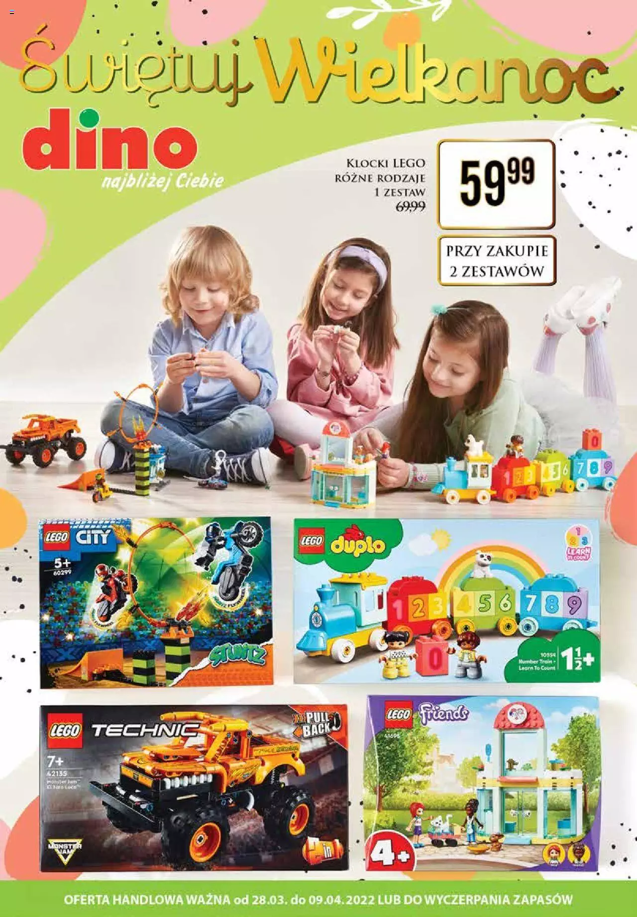 Dino Katalog Wielkanocny gazetka ważna od 28.03.2022 do 10.04.2022 strona 1