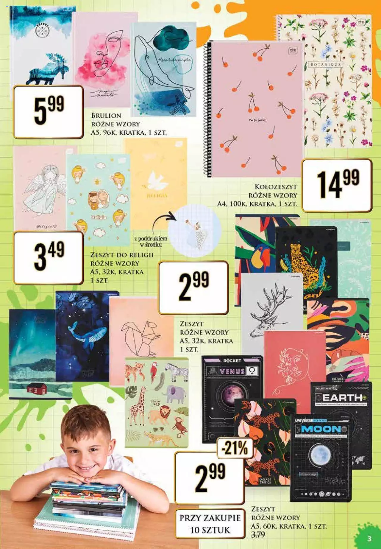 Dino Szkolna wyprawka – katalog gazetka ważna od 25.07.2022 do  06.08.2022 strona 3