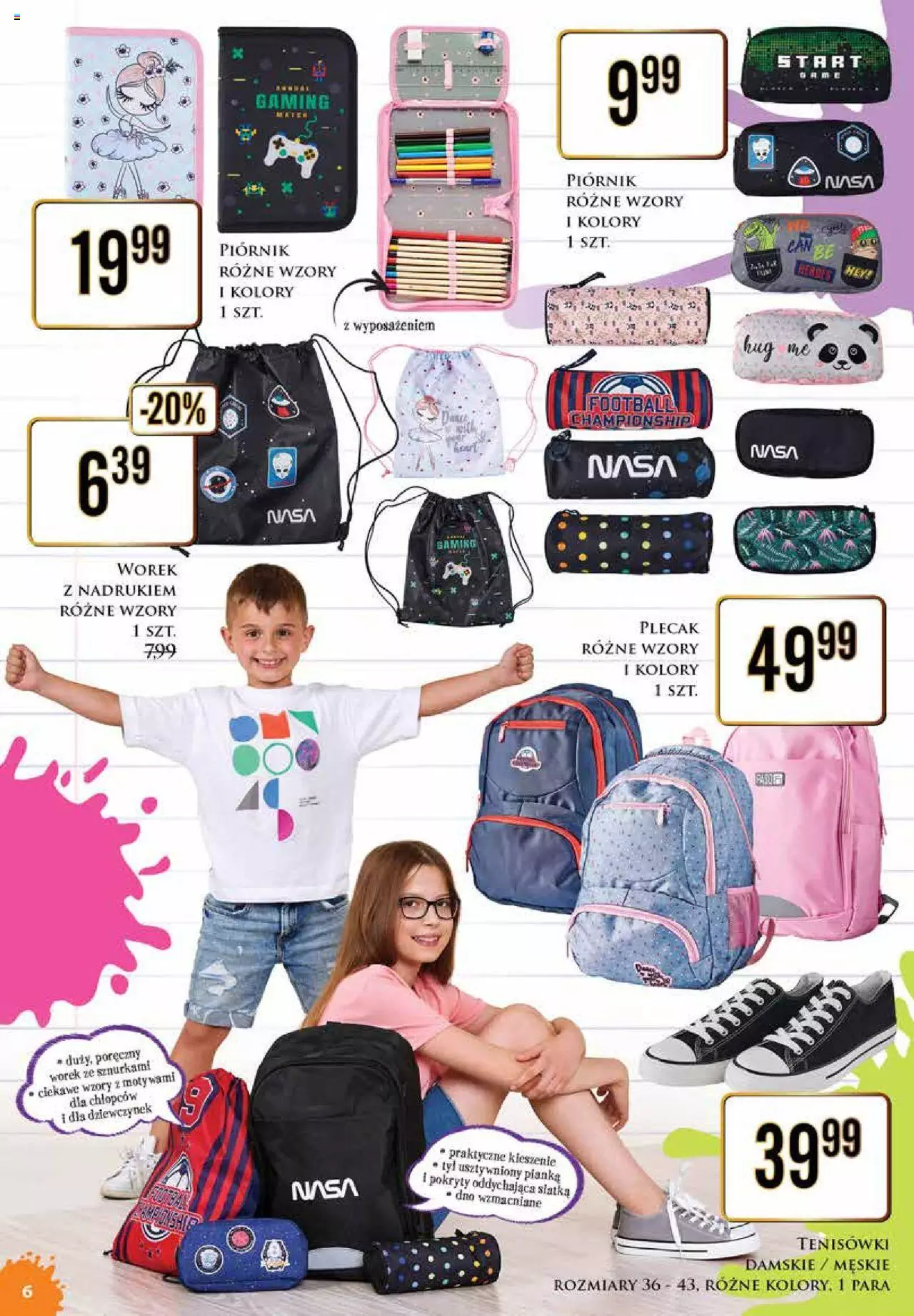 Dino Szkolna wyprawka – katalog gazetka ważna od 25.07.2022 do  06.08.2022 strona 6