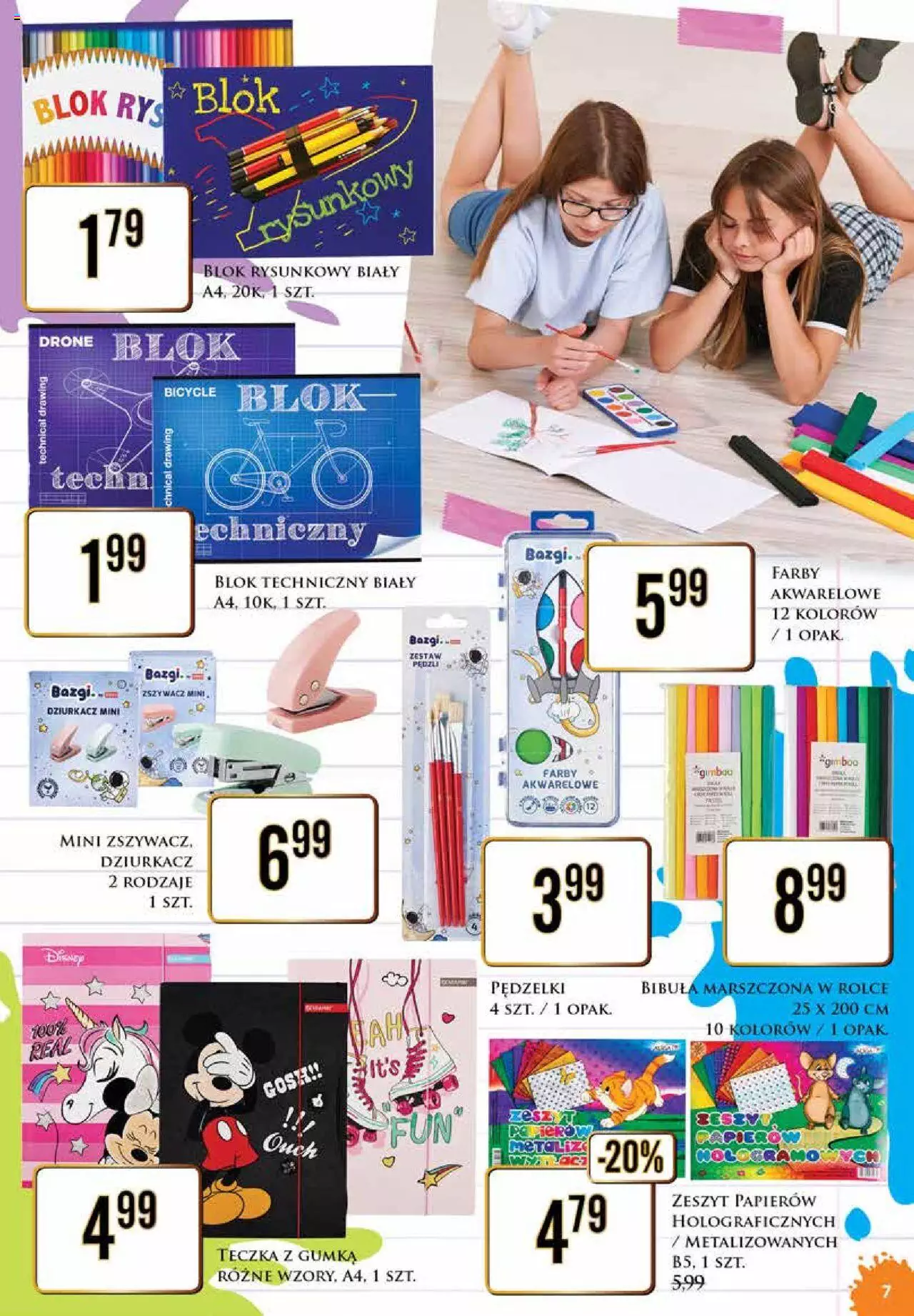 Dino Szkolna wyprawka – katalog gazetka ważna od 25.07.2022 do  06.08.2022 strona 7