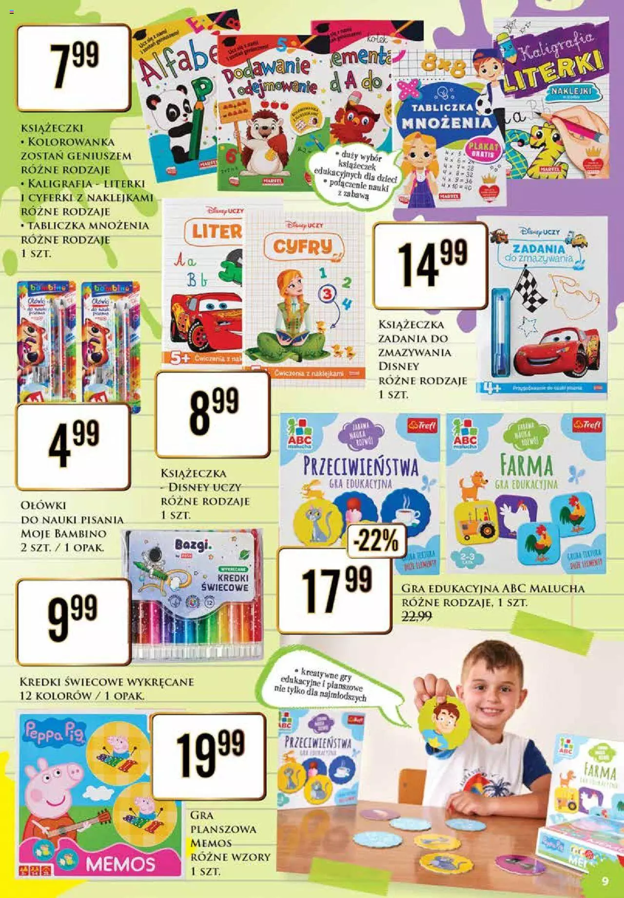 Dino Szkolna wyprawka – katalog gazetka ważna od 25.07.2022 do  06.08.2022 strona 9