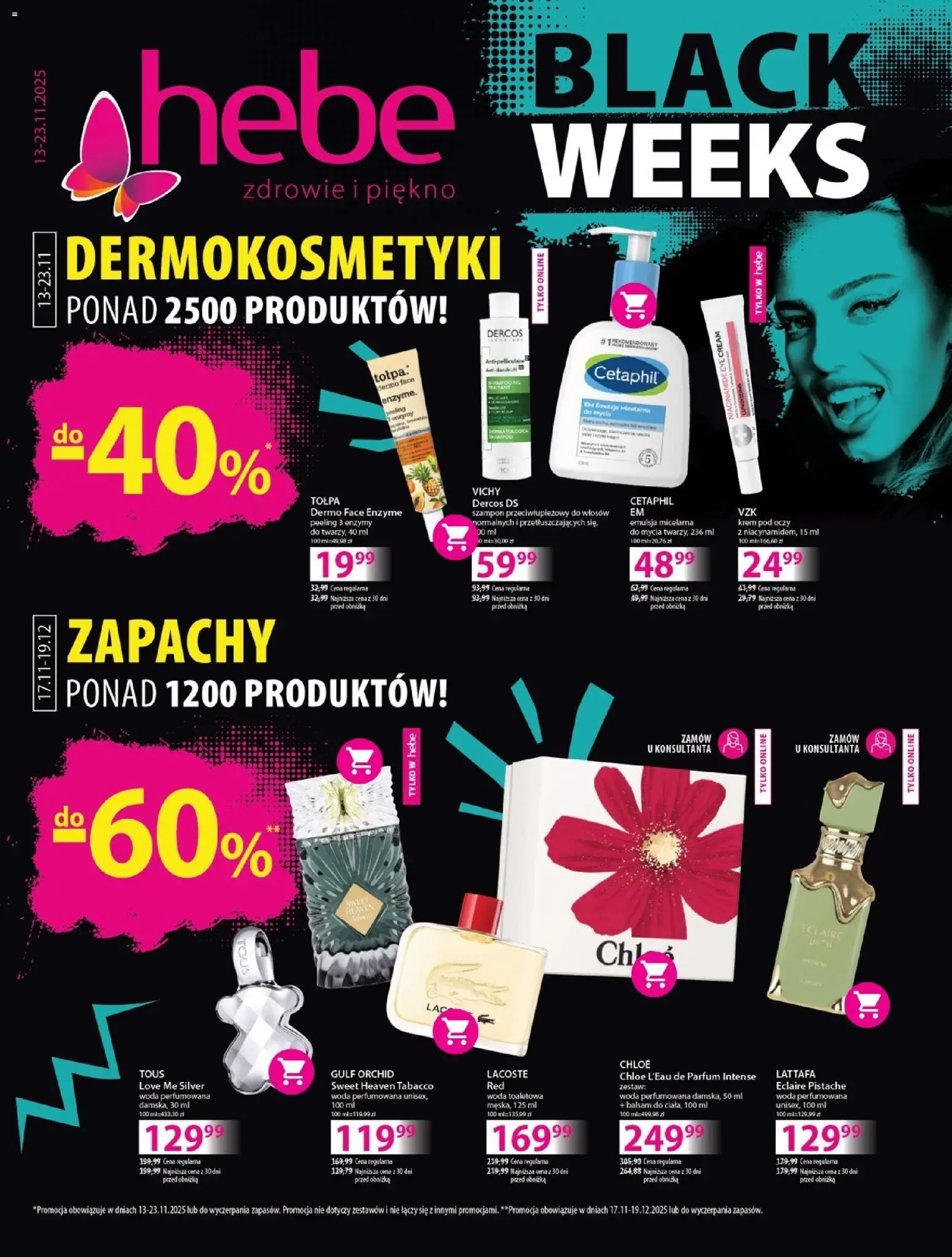 Hebe BLACK FRIDAY Gazetka  ważna od 13.11.2025 do 23.11.2025 strona 1